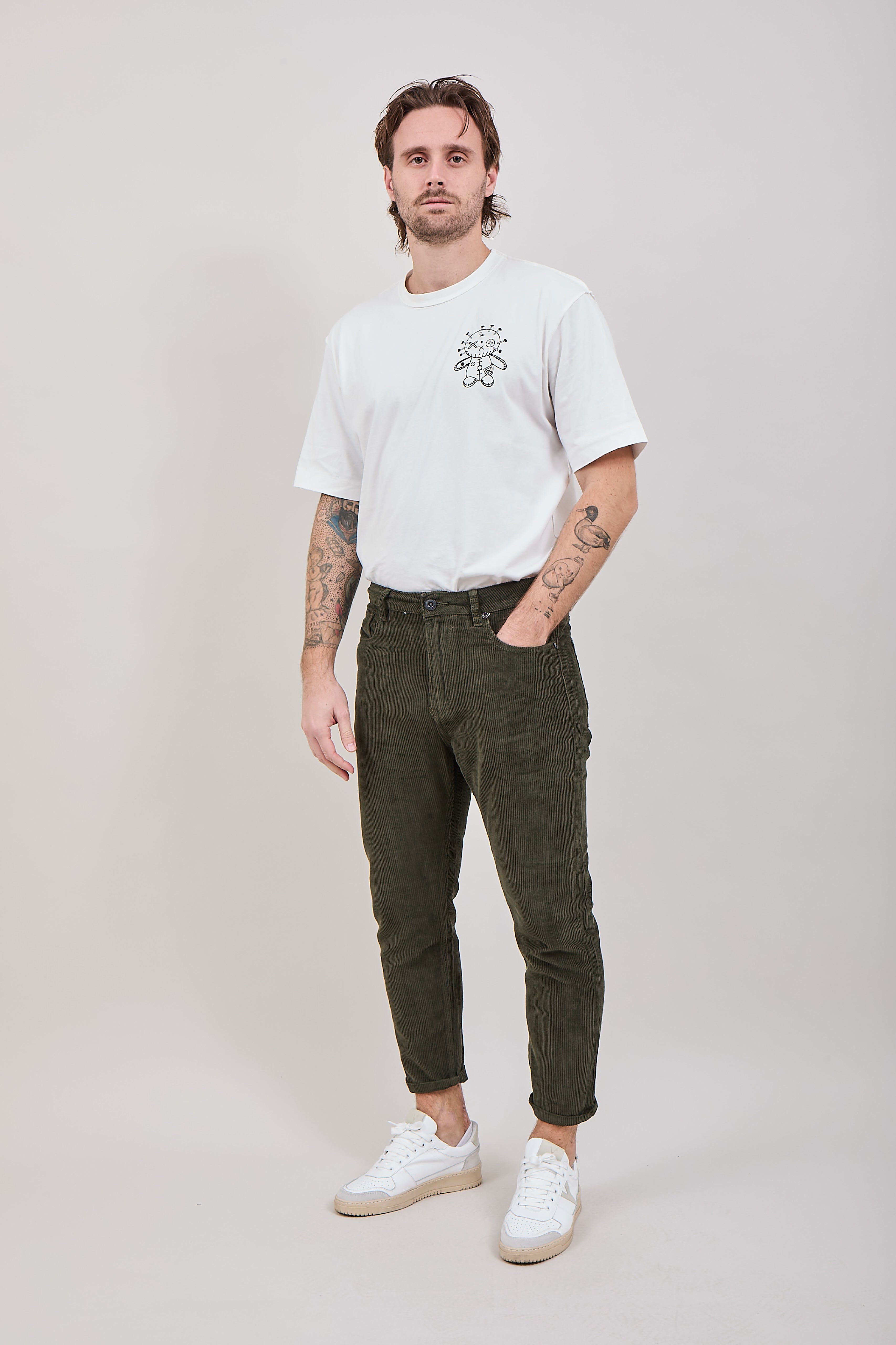 Pantalone Gianni Lupo Velluto Militare 6227