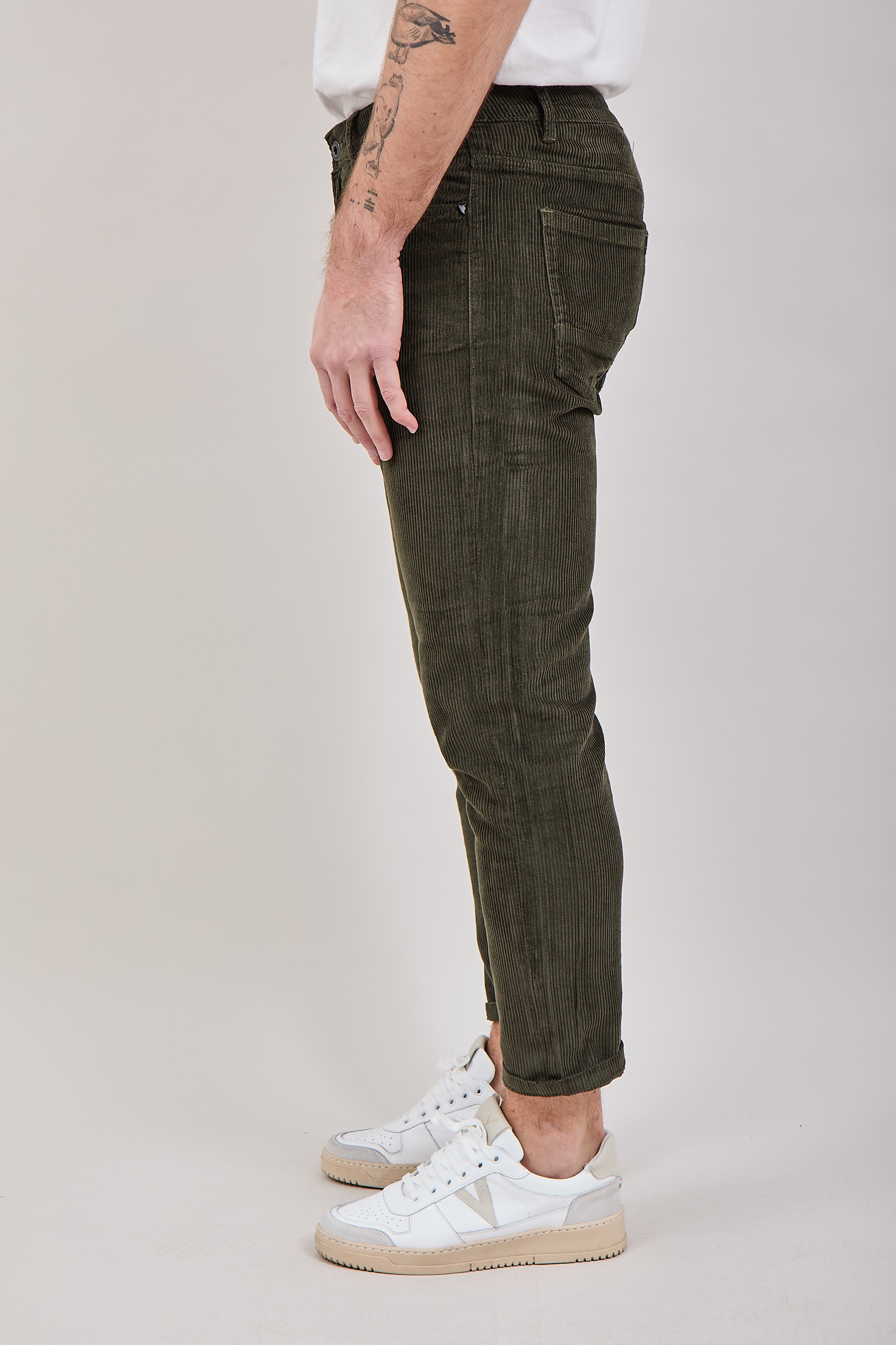Pantalone Gianni Lupo Velluto Militare 6227