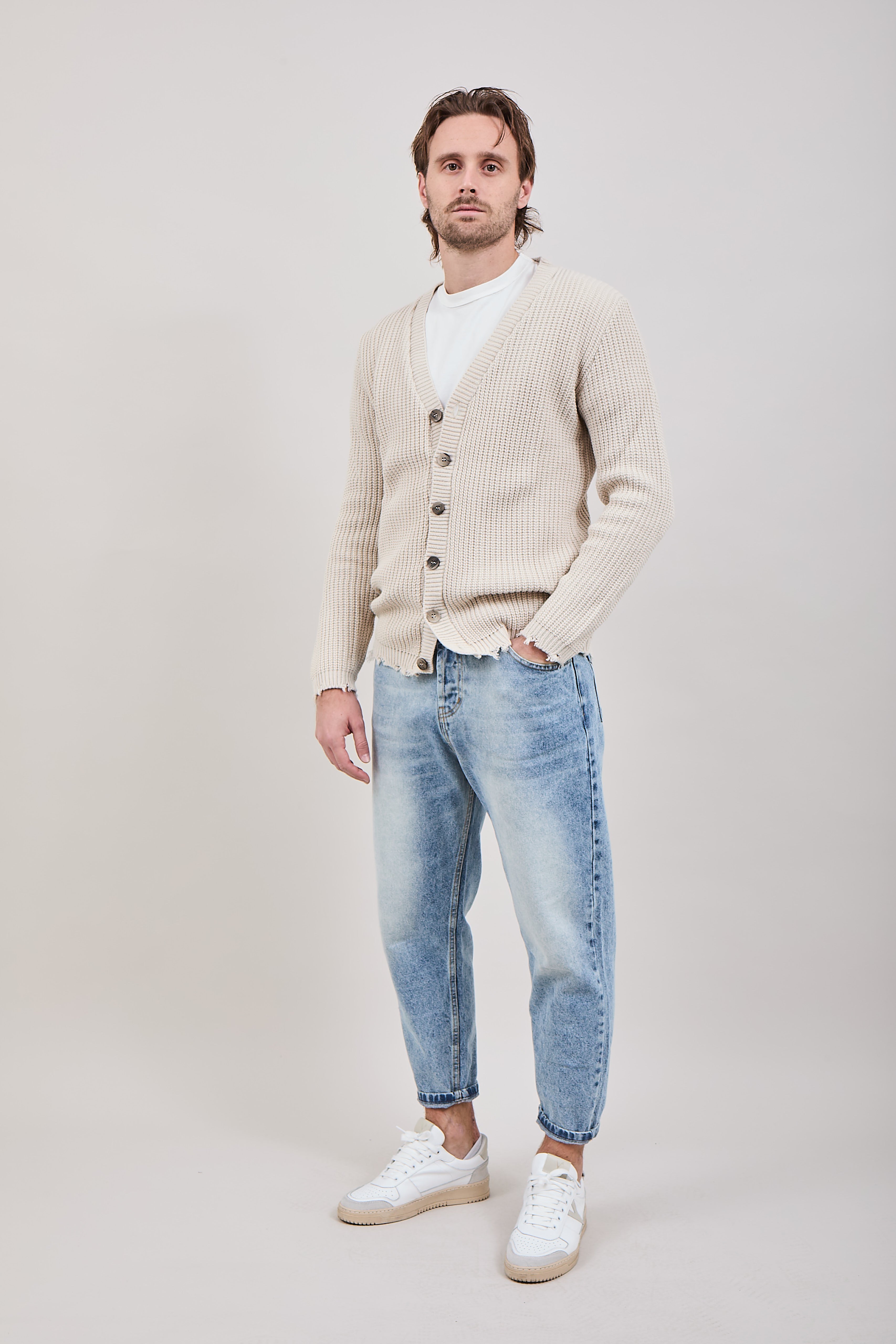 Cardigan V2 Strappi Burro