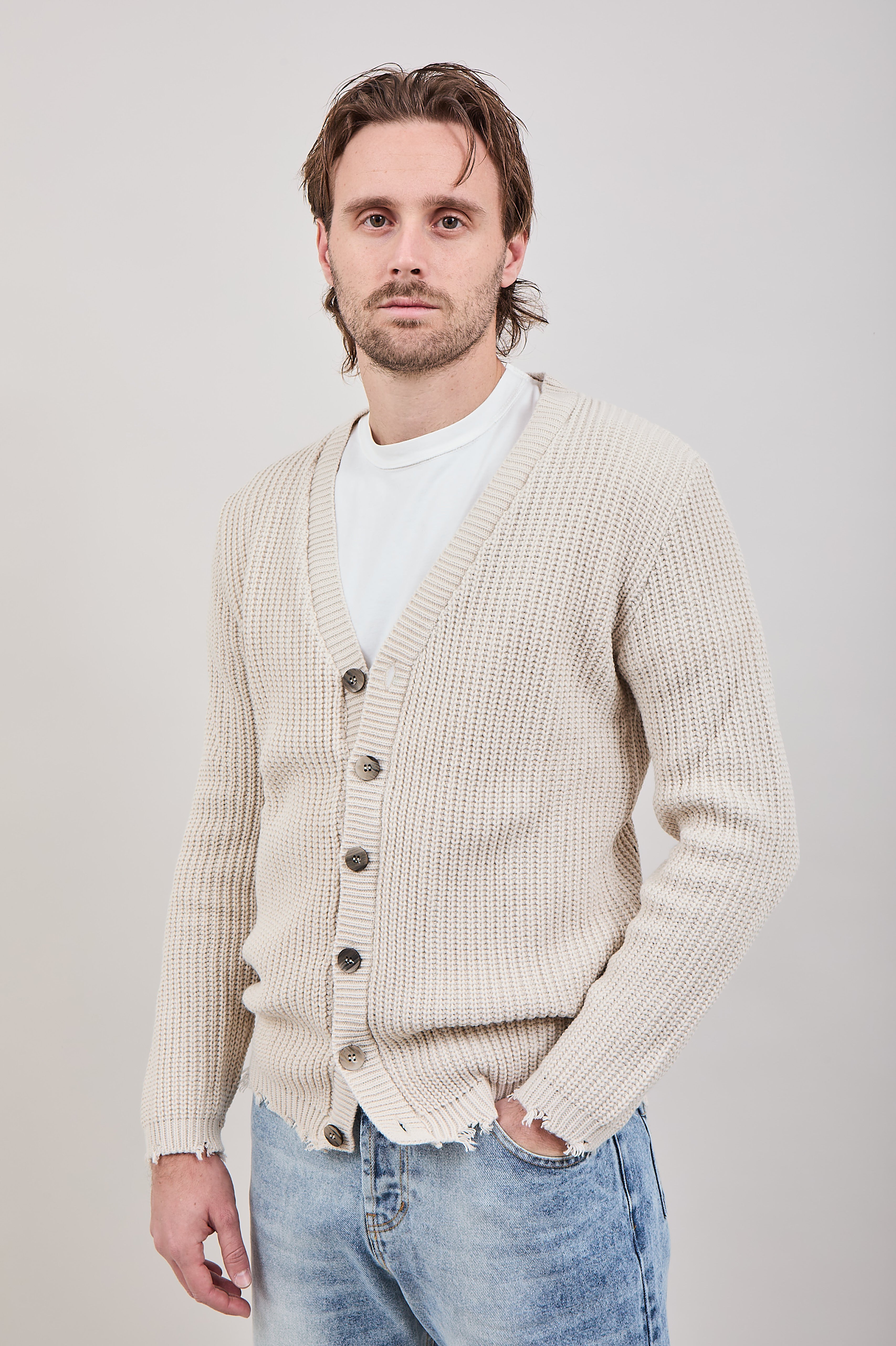 Cardigan V2 Strappi Burro