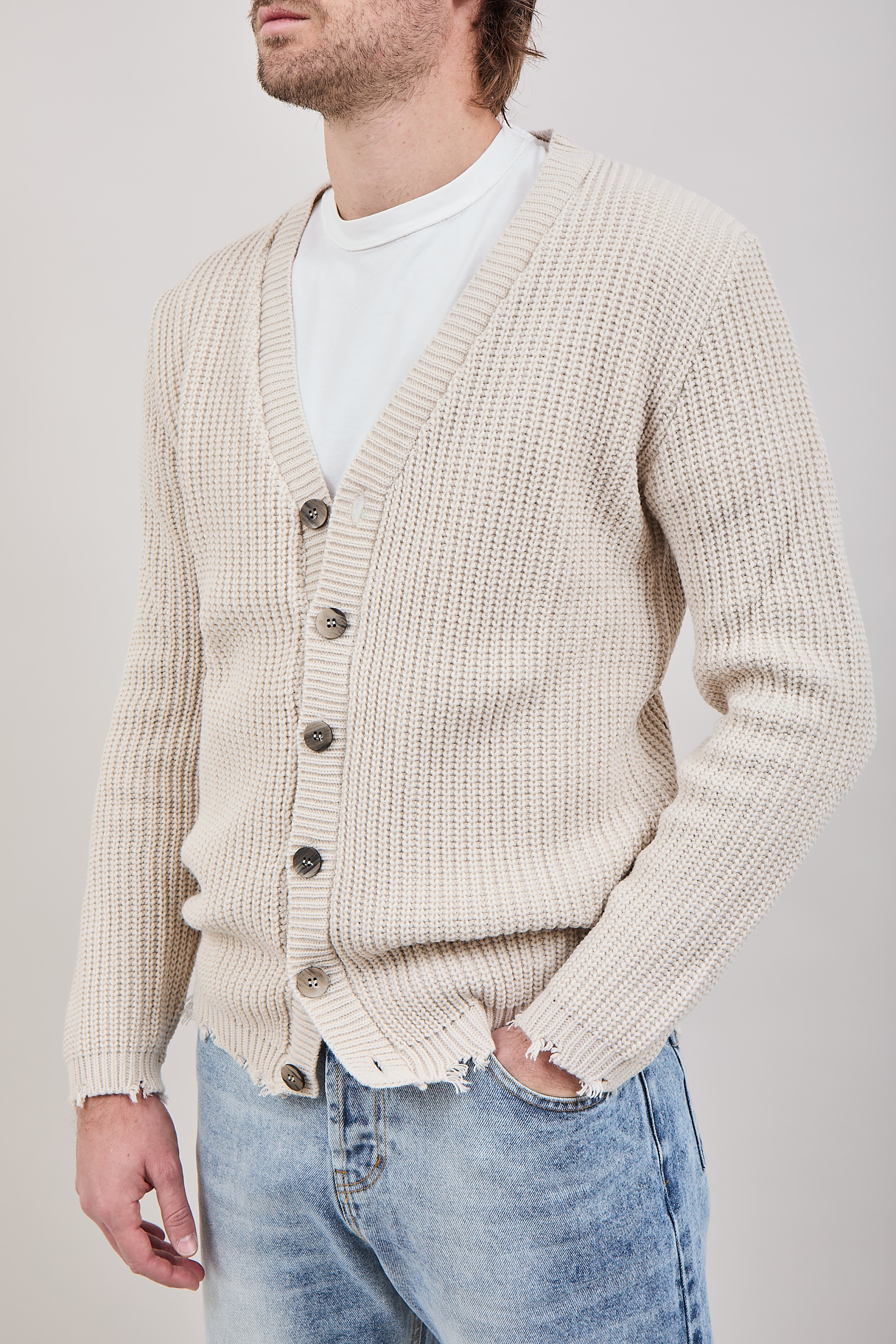 Cardigan V2 Strappi Burro