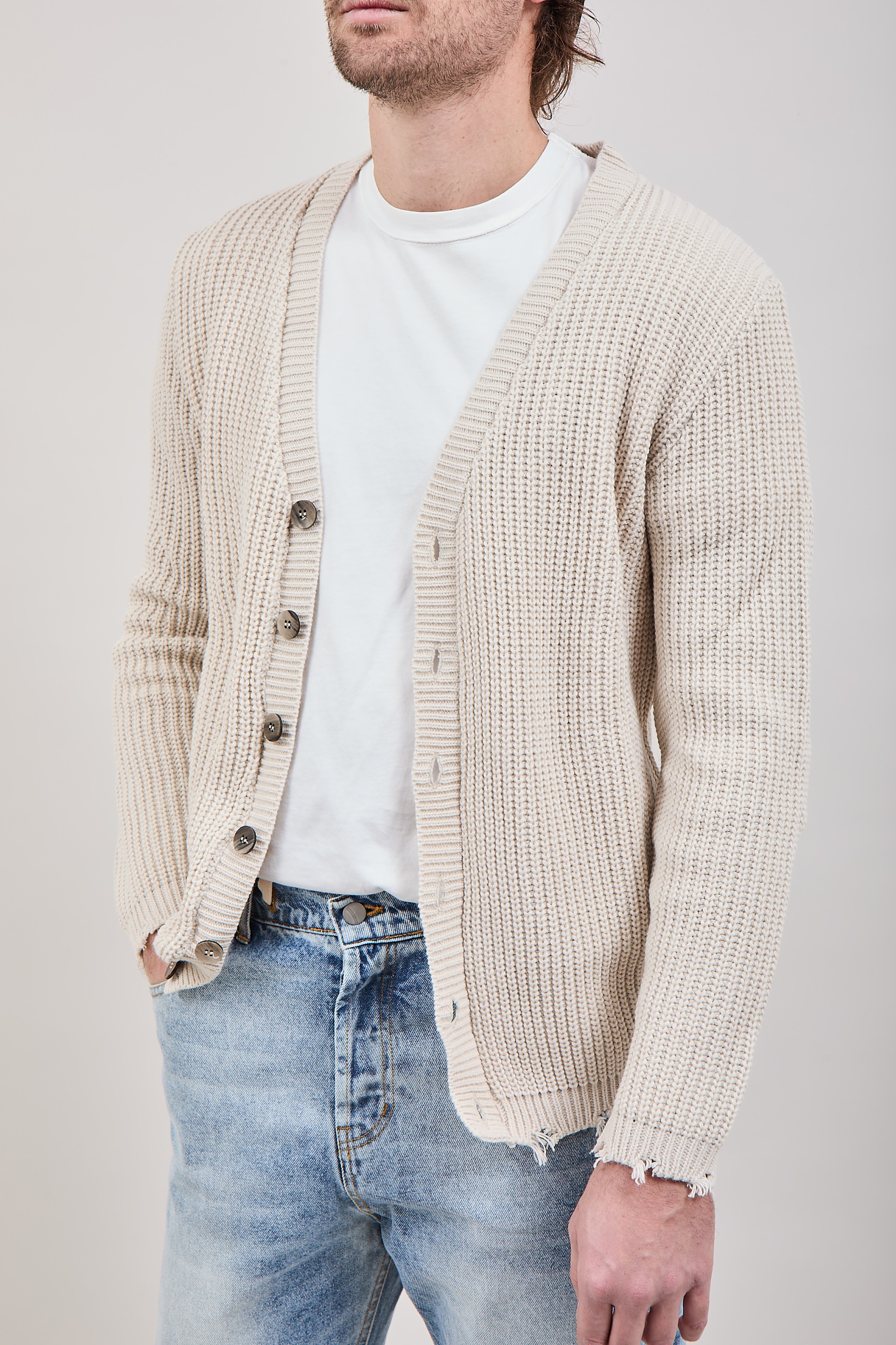 Cardigan V2 Strappi Burro