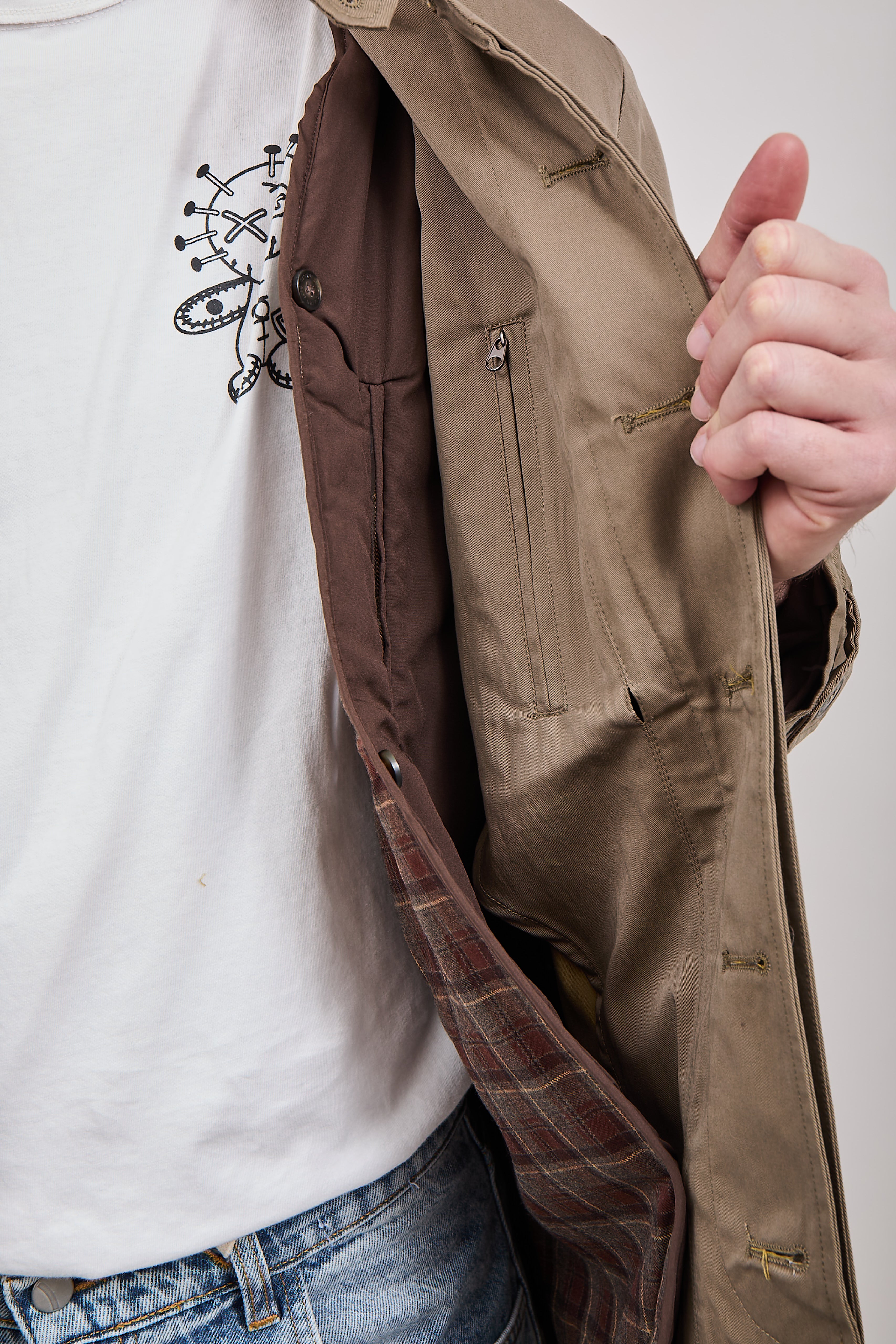 Trench Gianni Lupo Mud 5206