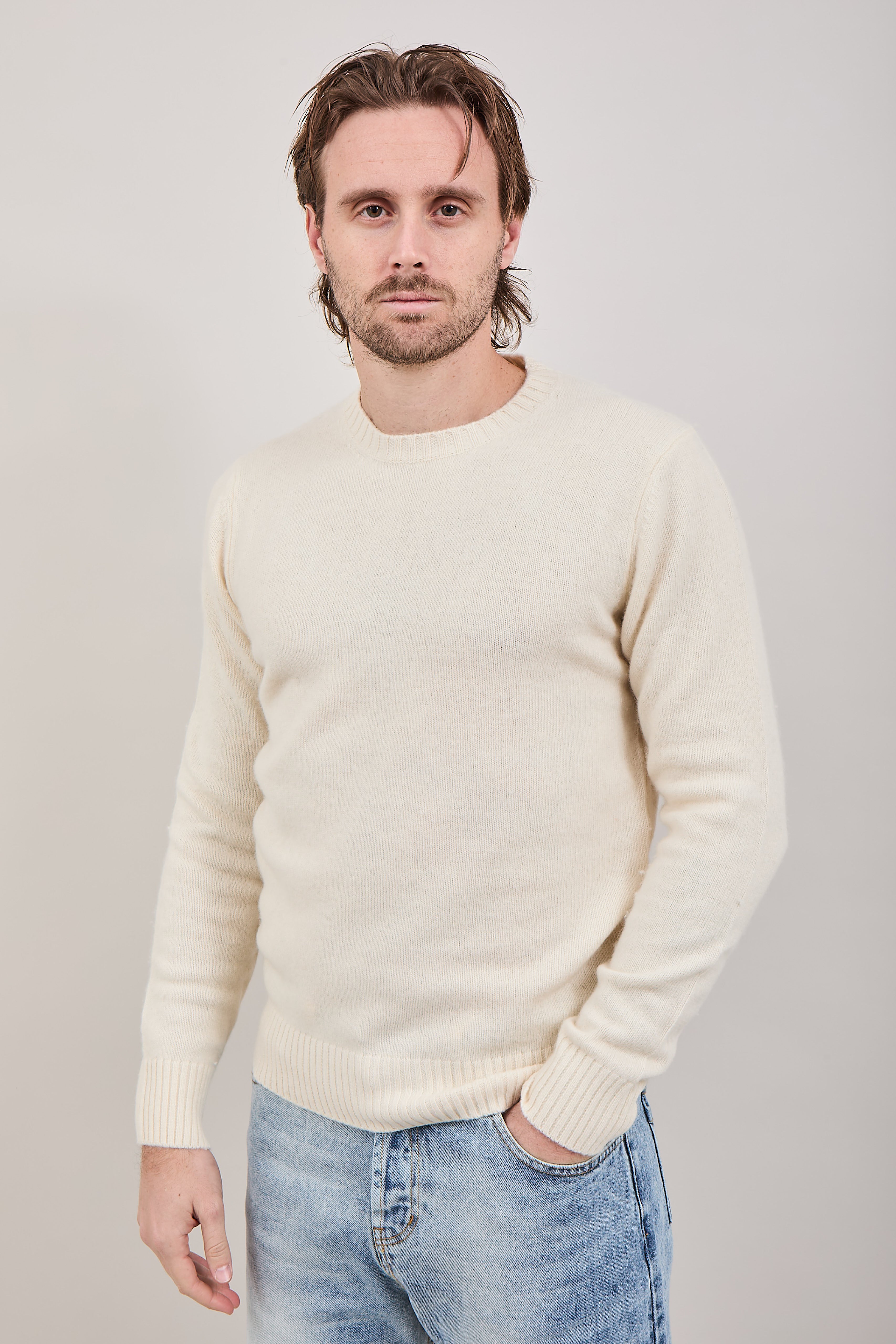 Maglione Berna Lambswool Panna