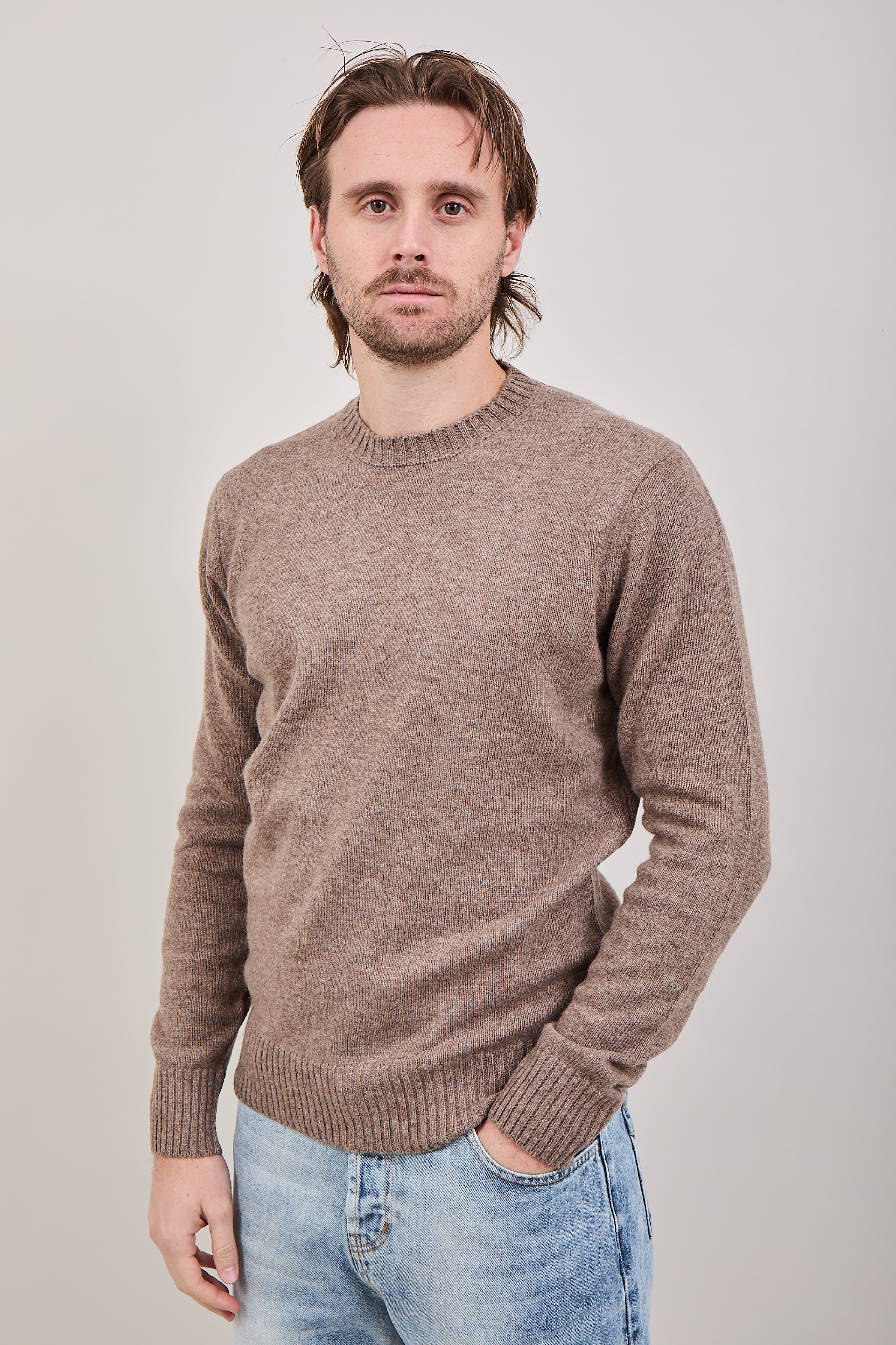 Maglione Berna Lambswool Caffè