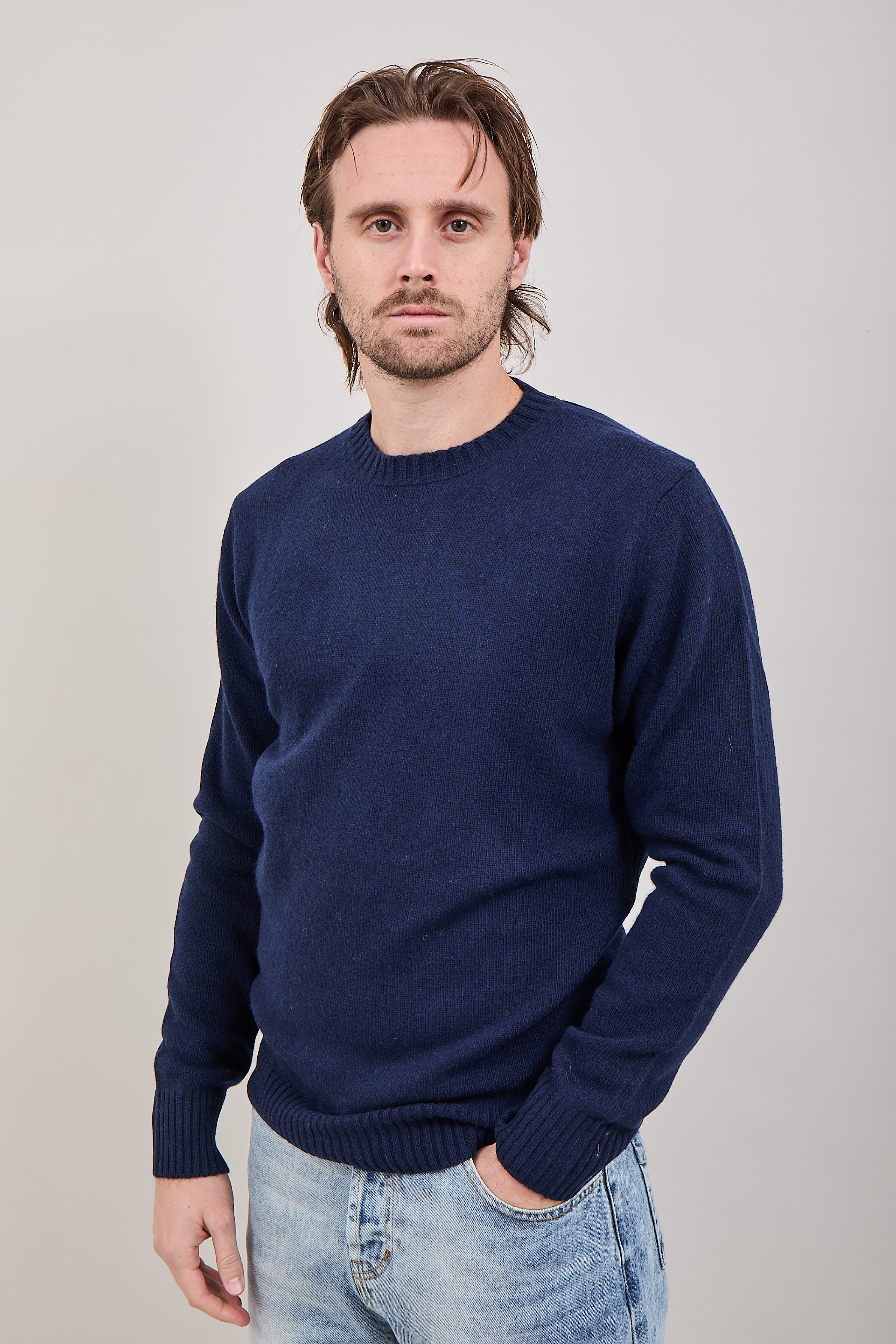 Maglione Berna Lambswool Inchiostro