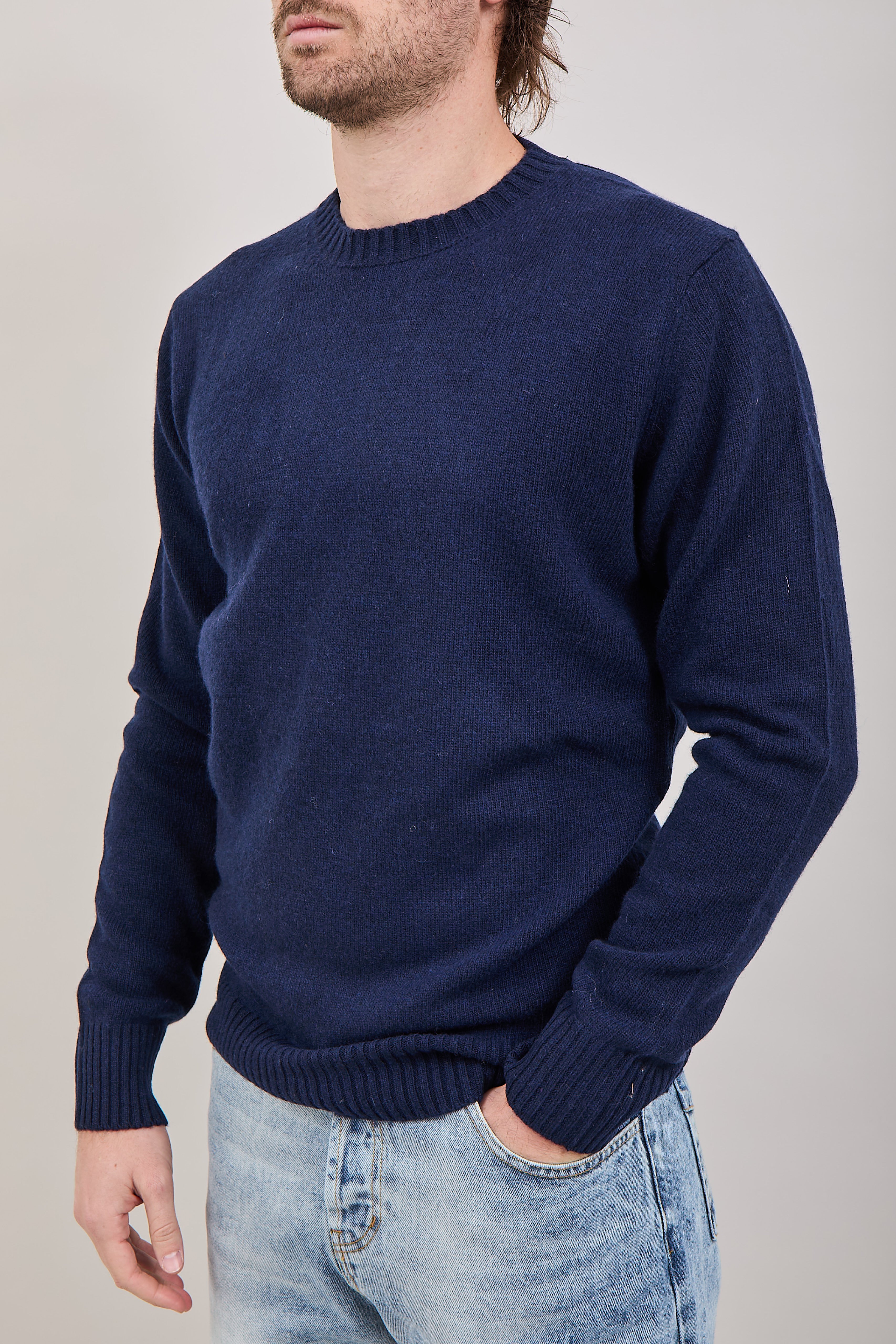 Maglione Berna Lambswool Inchiostro