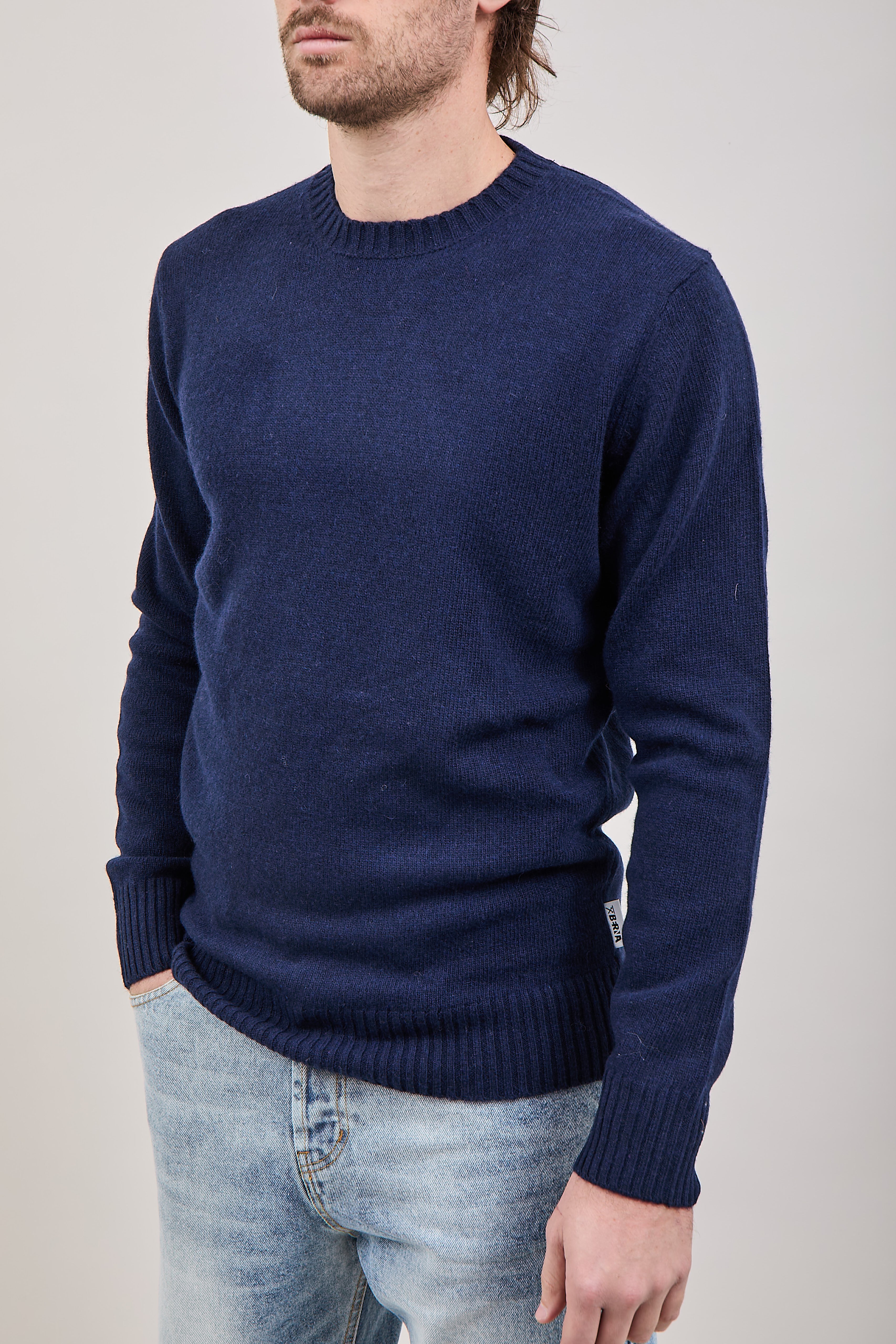Maglione Berna Lambswool Inchiostro