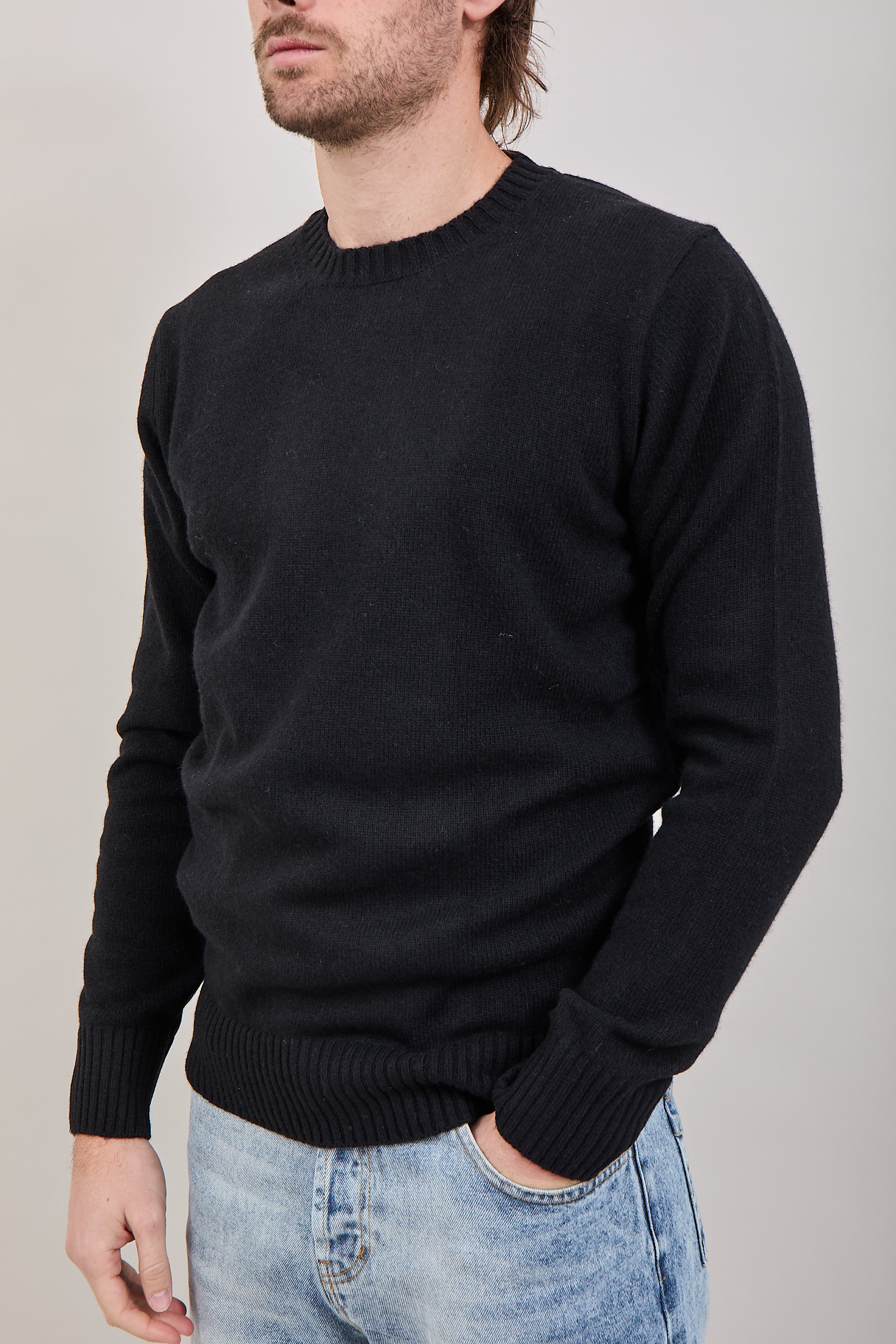 Maglione Berna Lambswool Nero