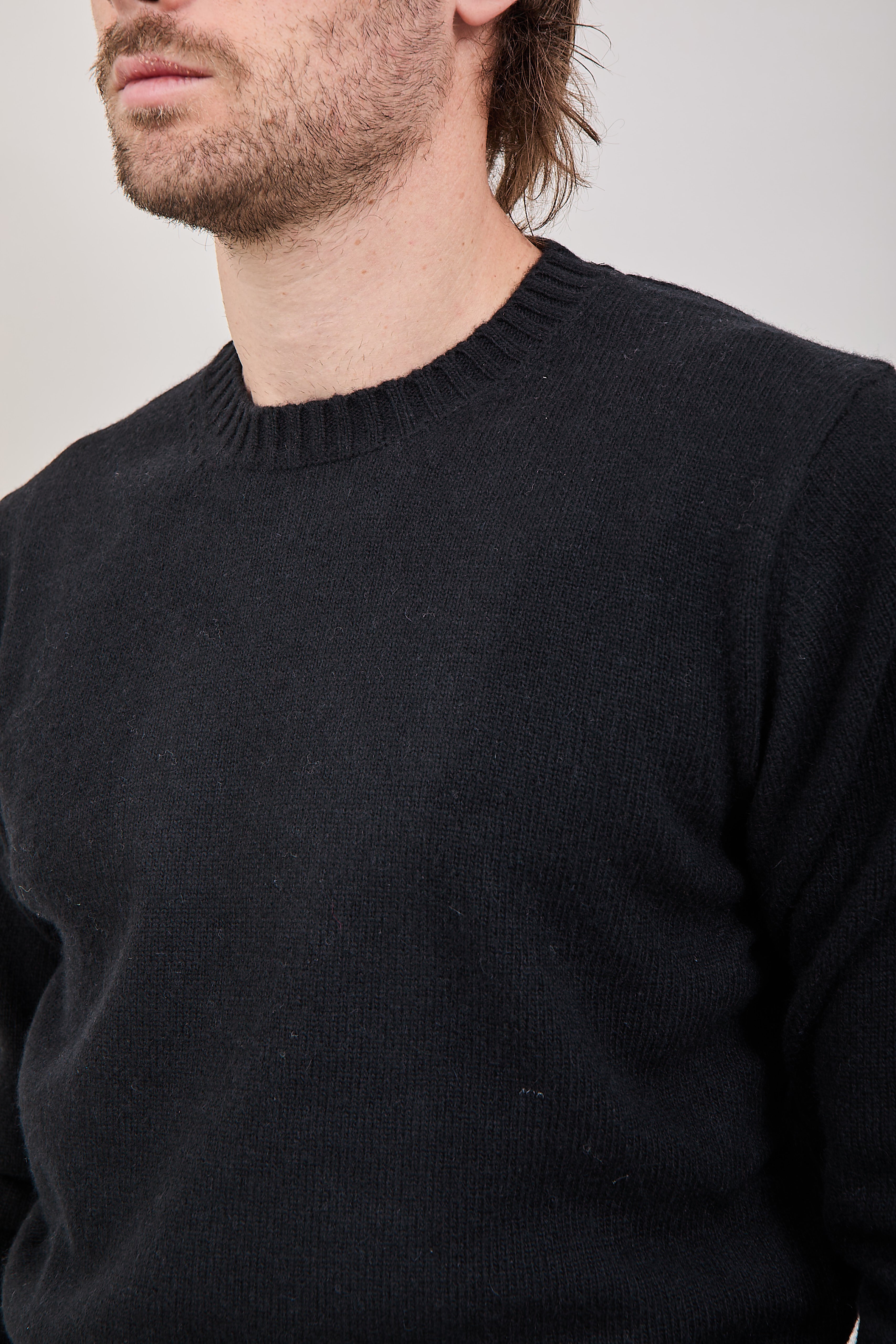 Maglione Berna Lambswool Nero