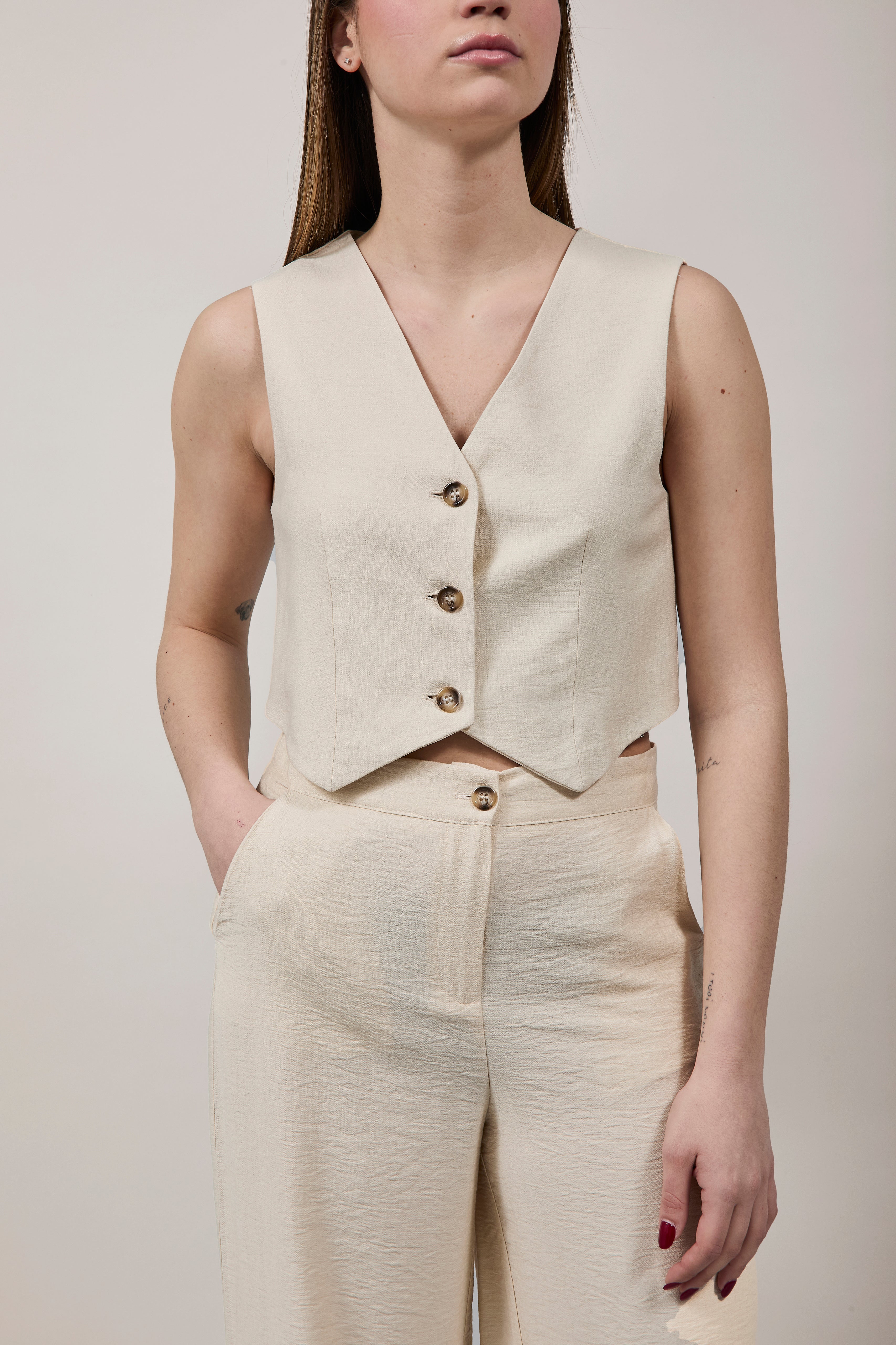 Gilet Lokita Avorio