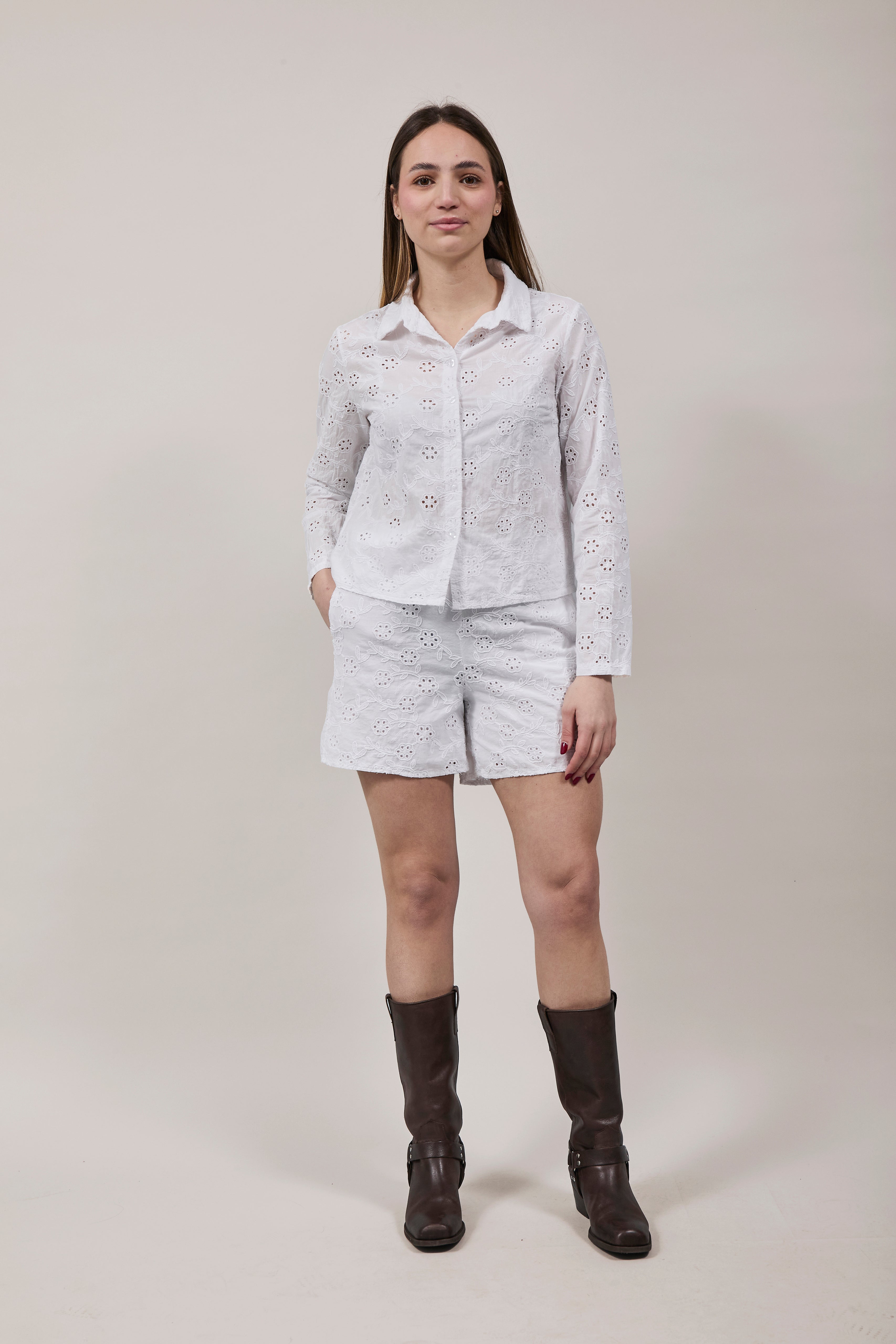 Shorts Lokita San gallo Bianco