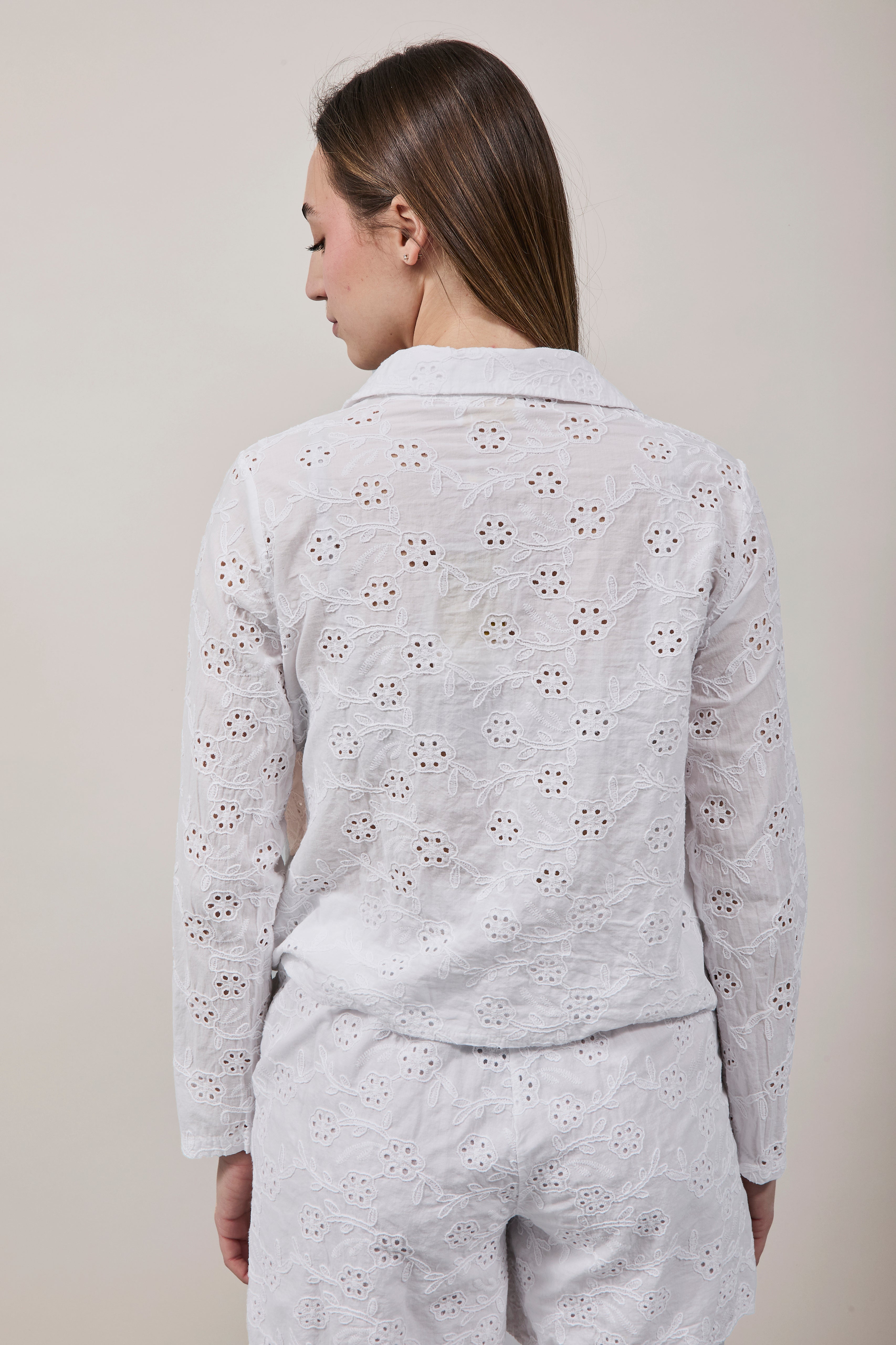 Camicia Lokita San gallo Bianca