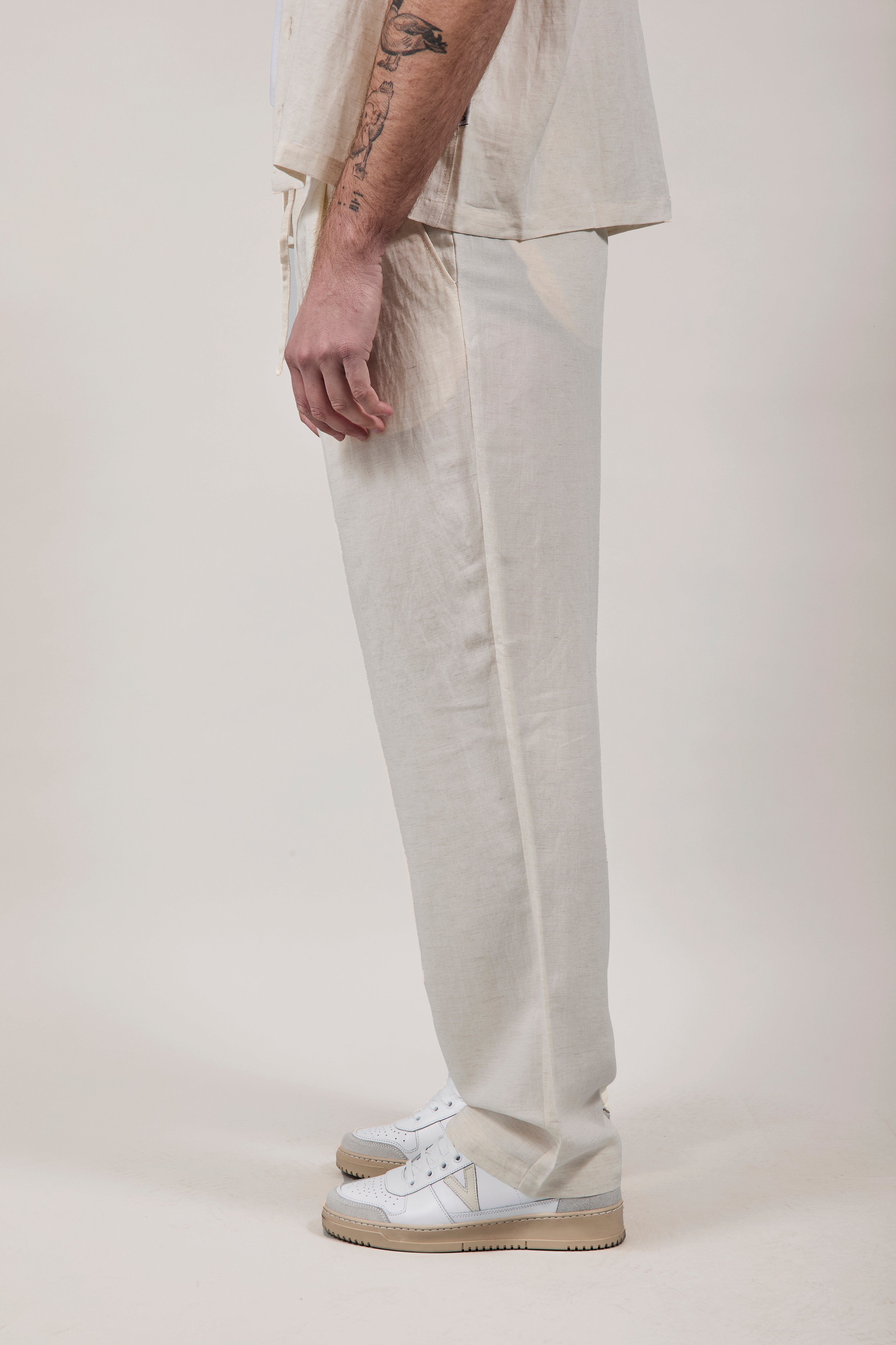 Pantalone Berna Tencel 102 Panna