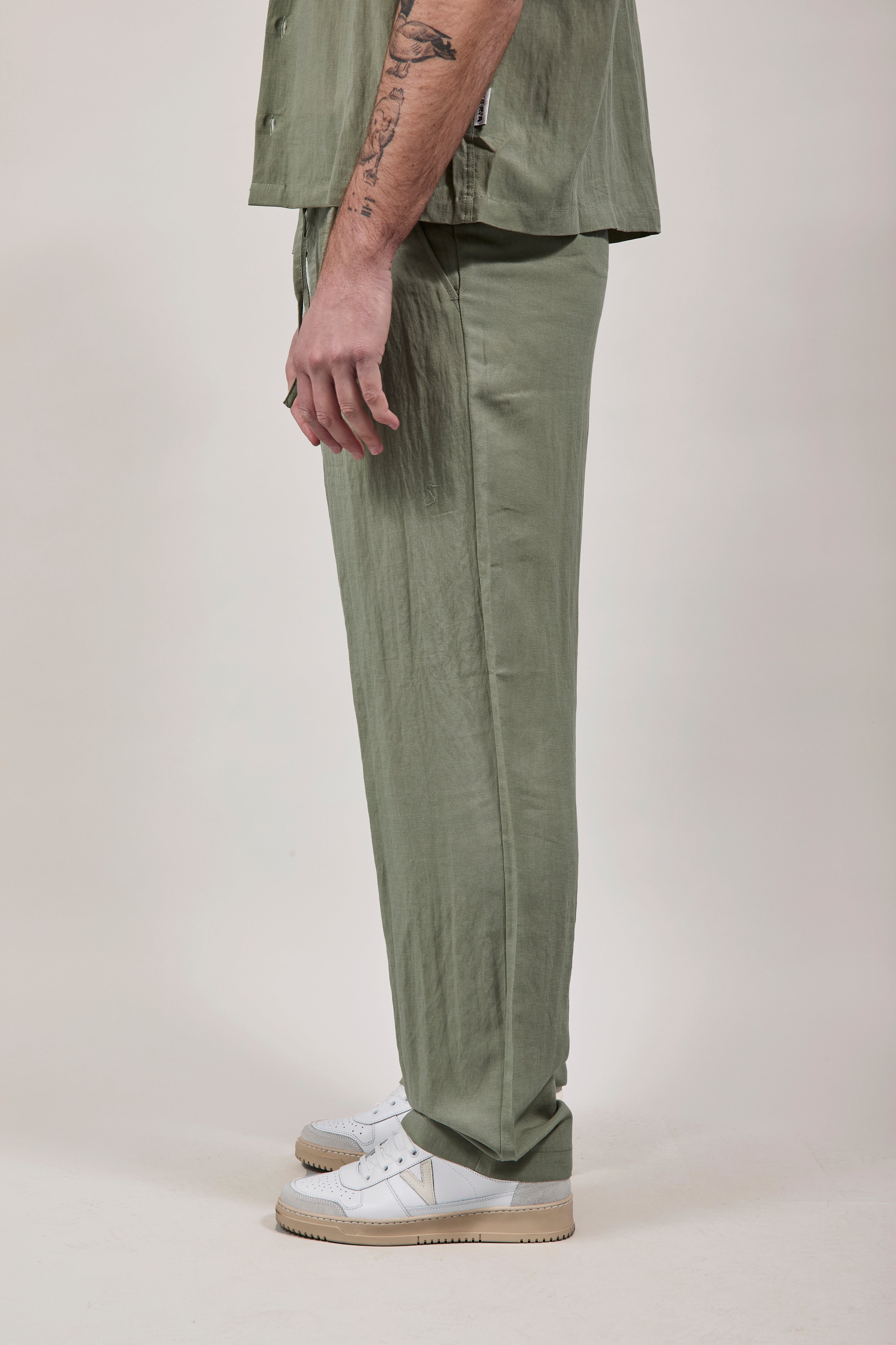 Pantalone Berna Tencel 102 Salvia