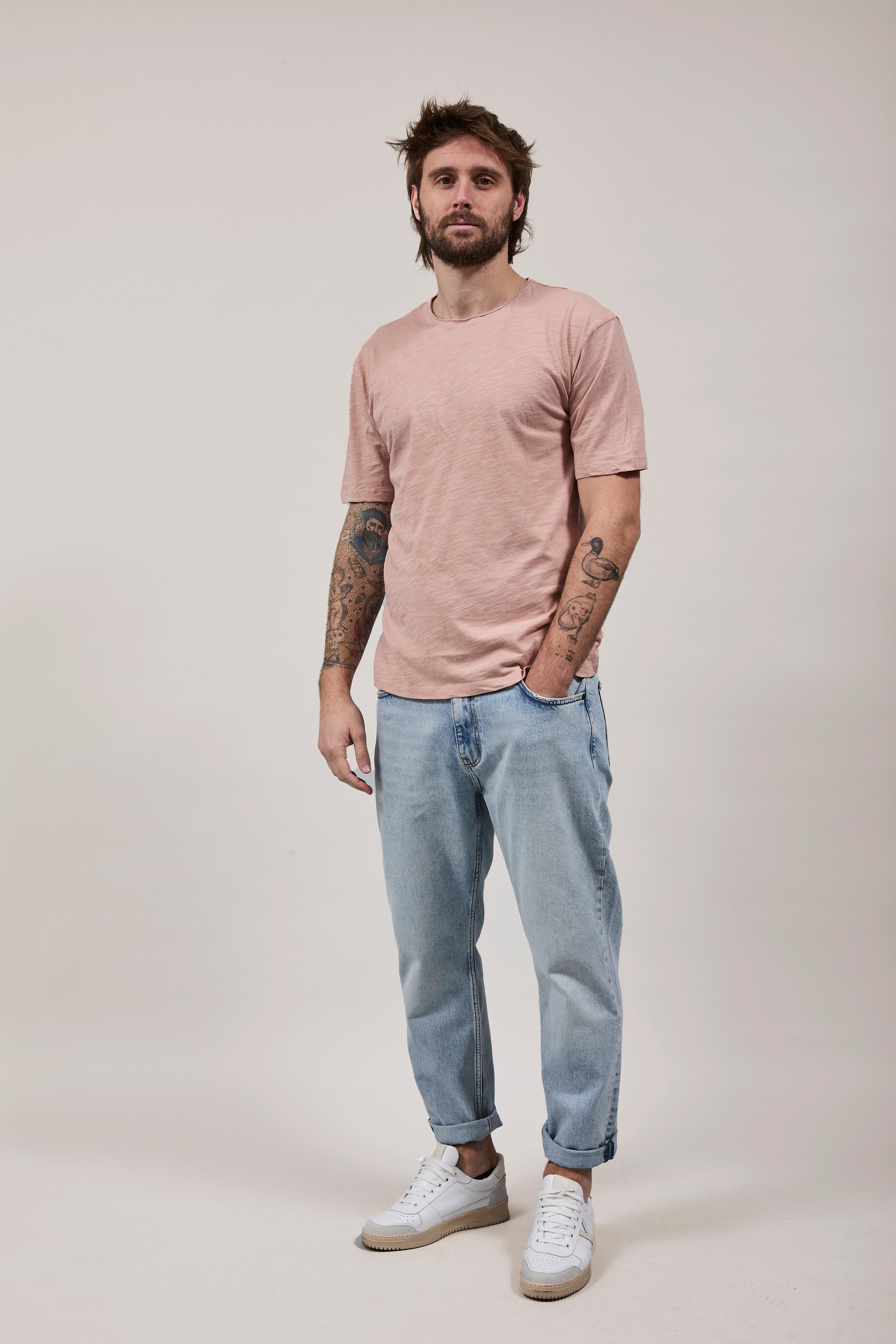 T-Shirt Gianni Lupo 1053 Cipria