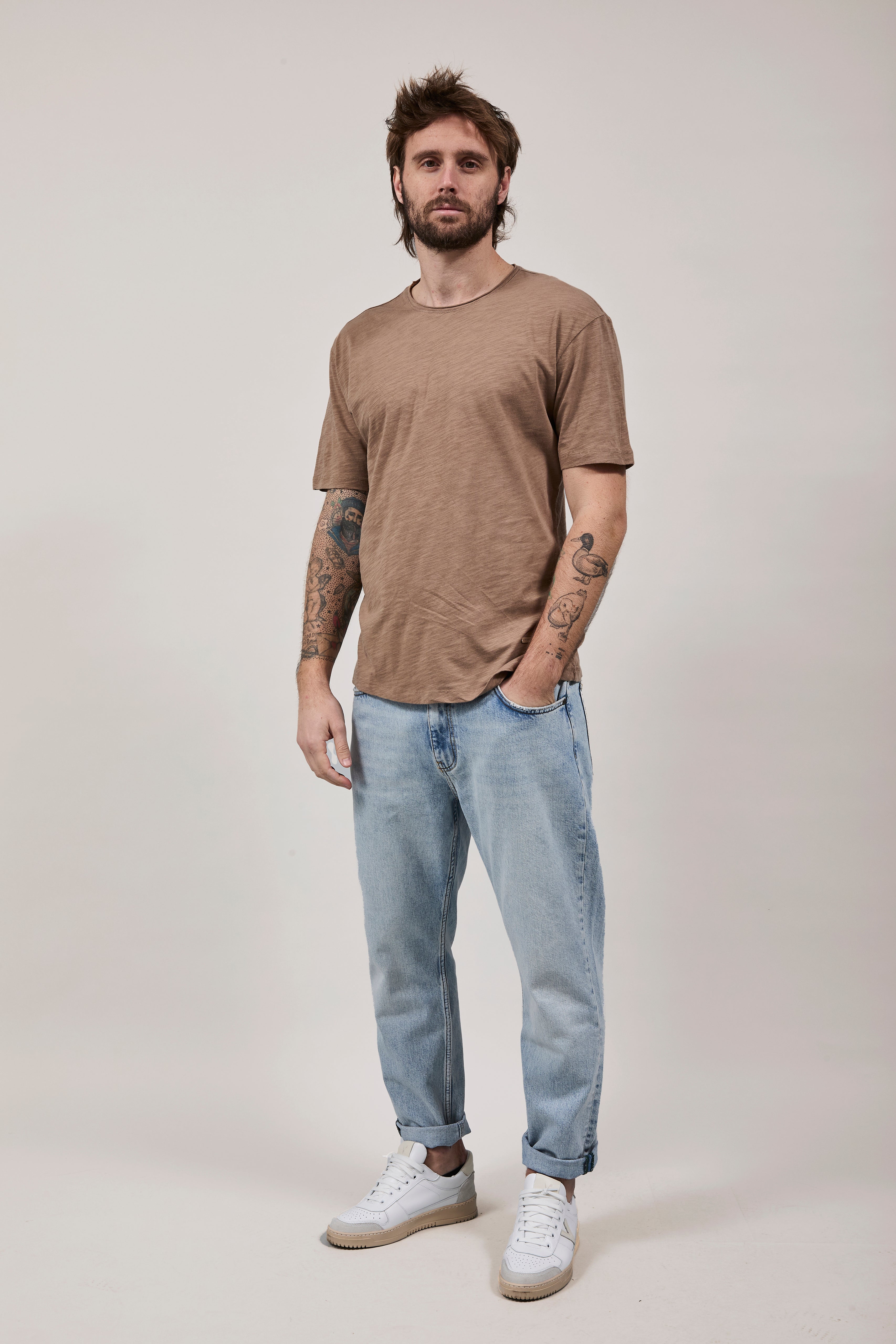 T-Shirt Gianni Lupo 1053 Cammello