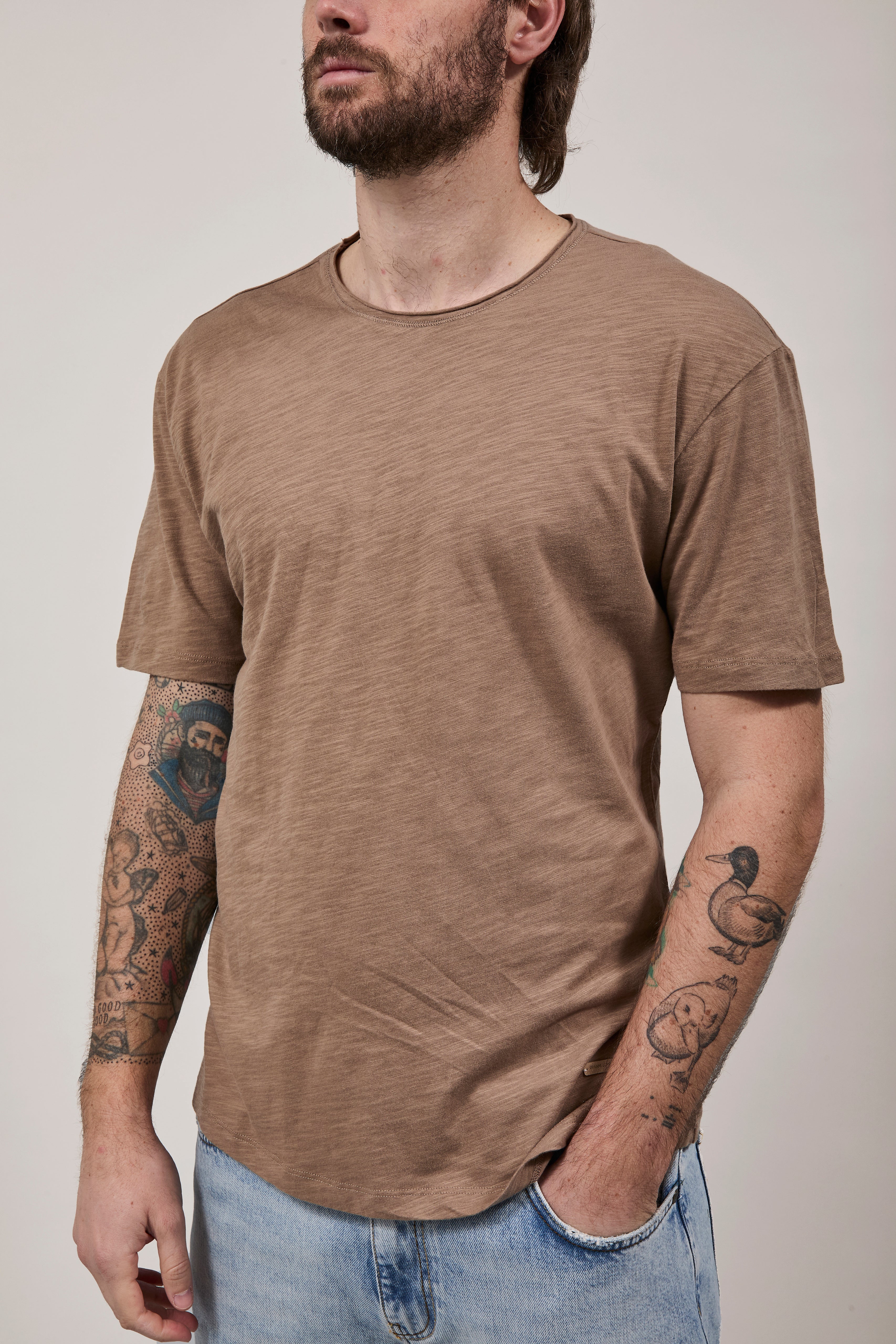 T-Shirt Gianni Lupo 1053 Cammello