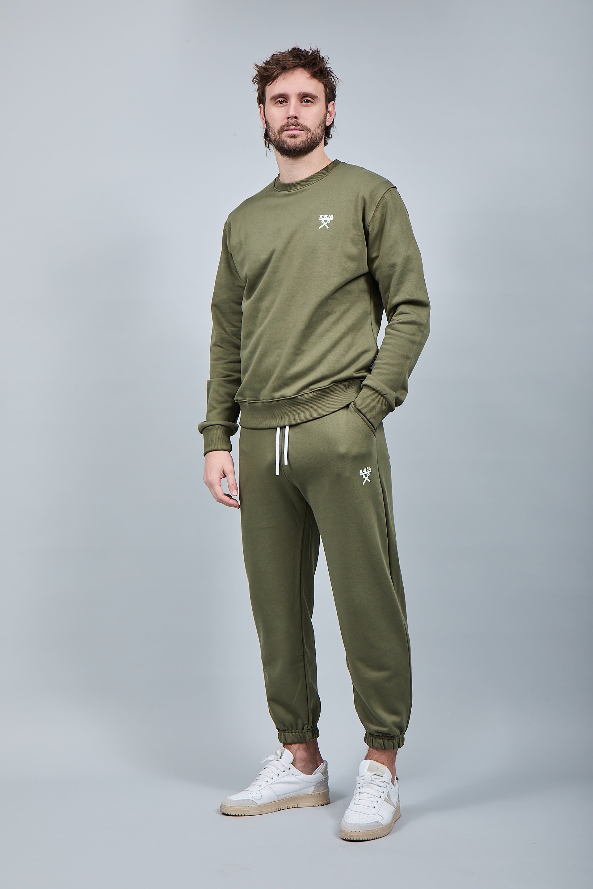 Felpa Berna Girocollo Muschio 53