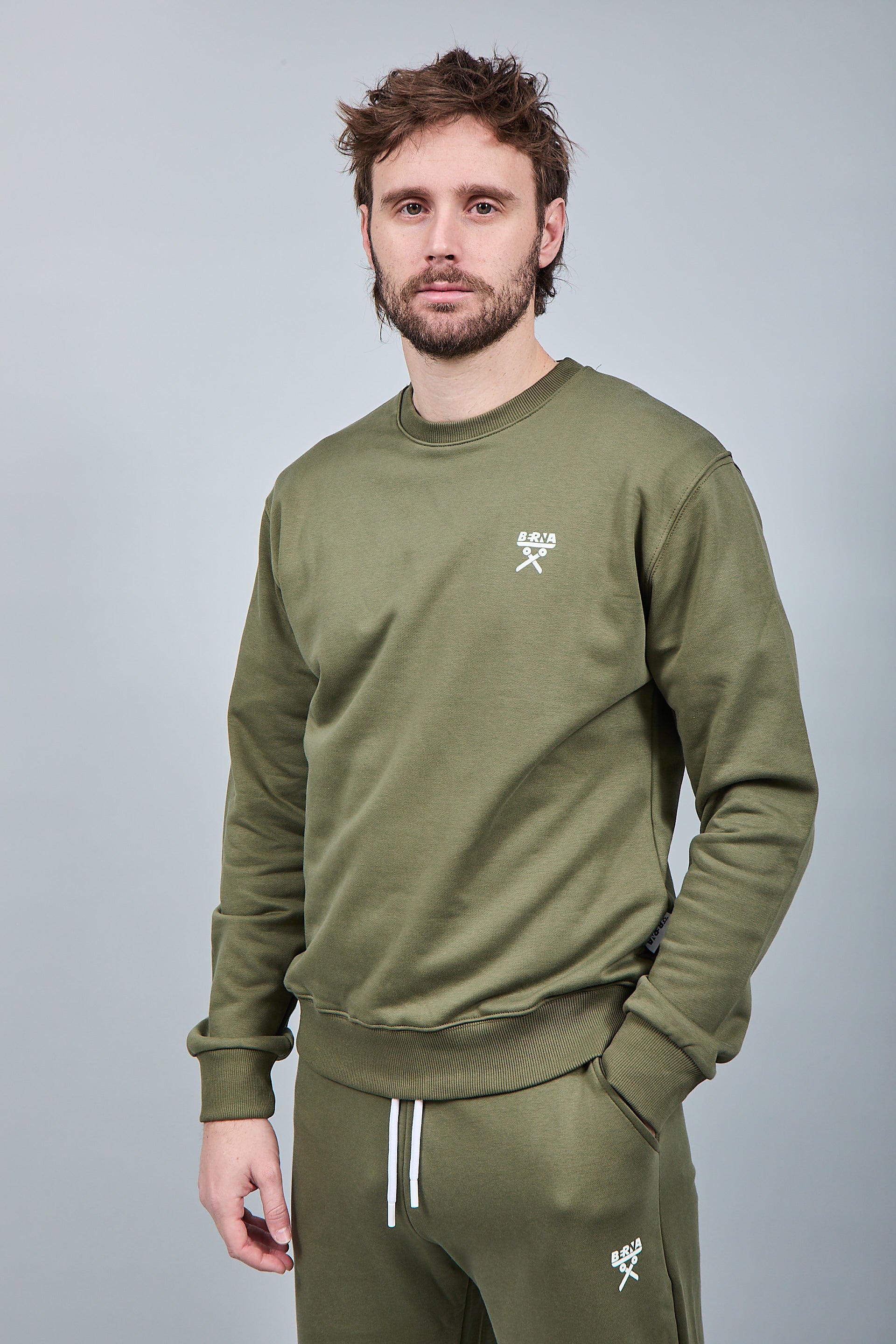 Felpa Berna Girocollo Muschio 53