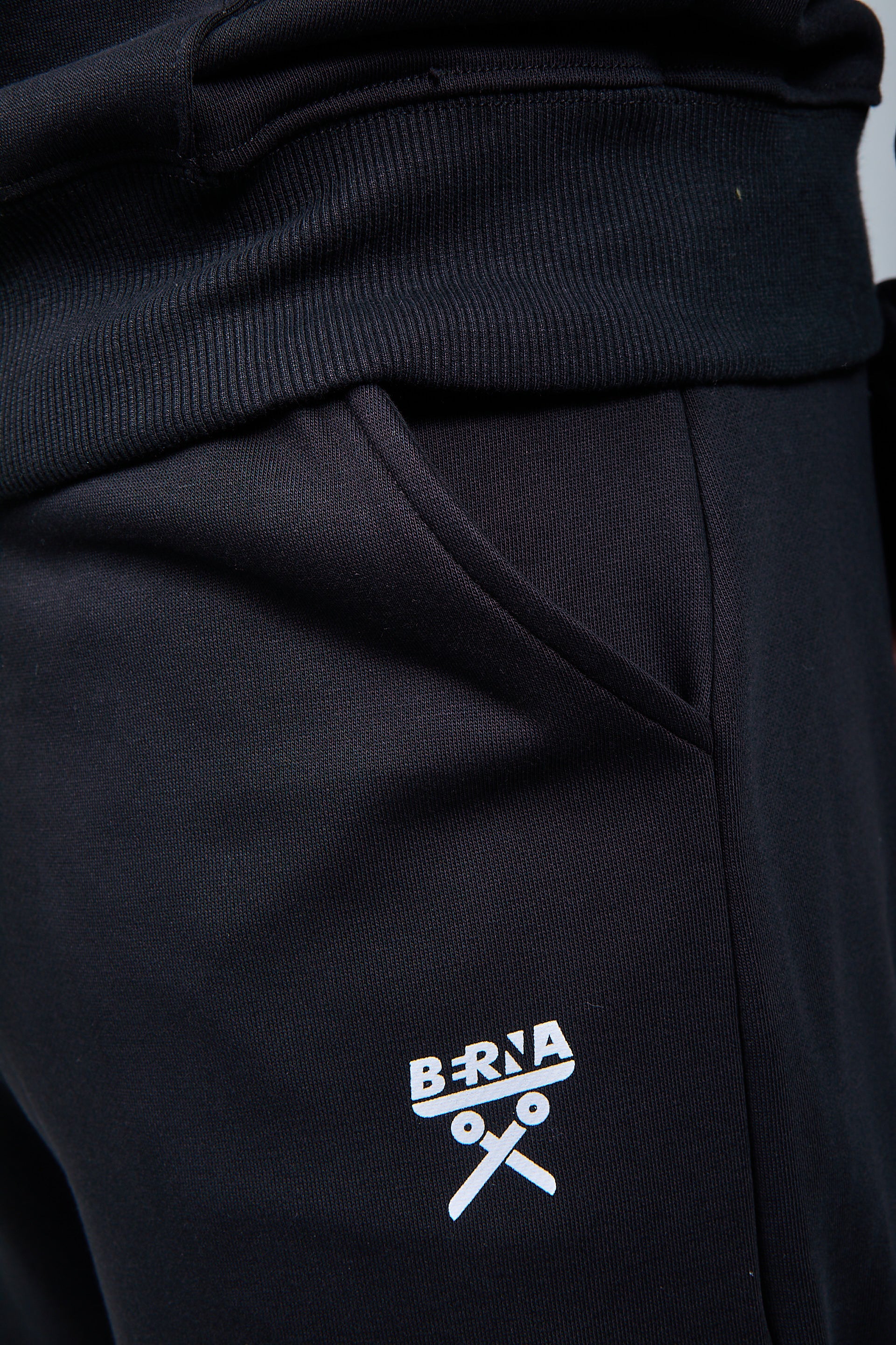 Pantalone Felpa Berna Nero 58