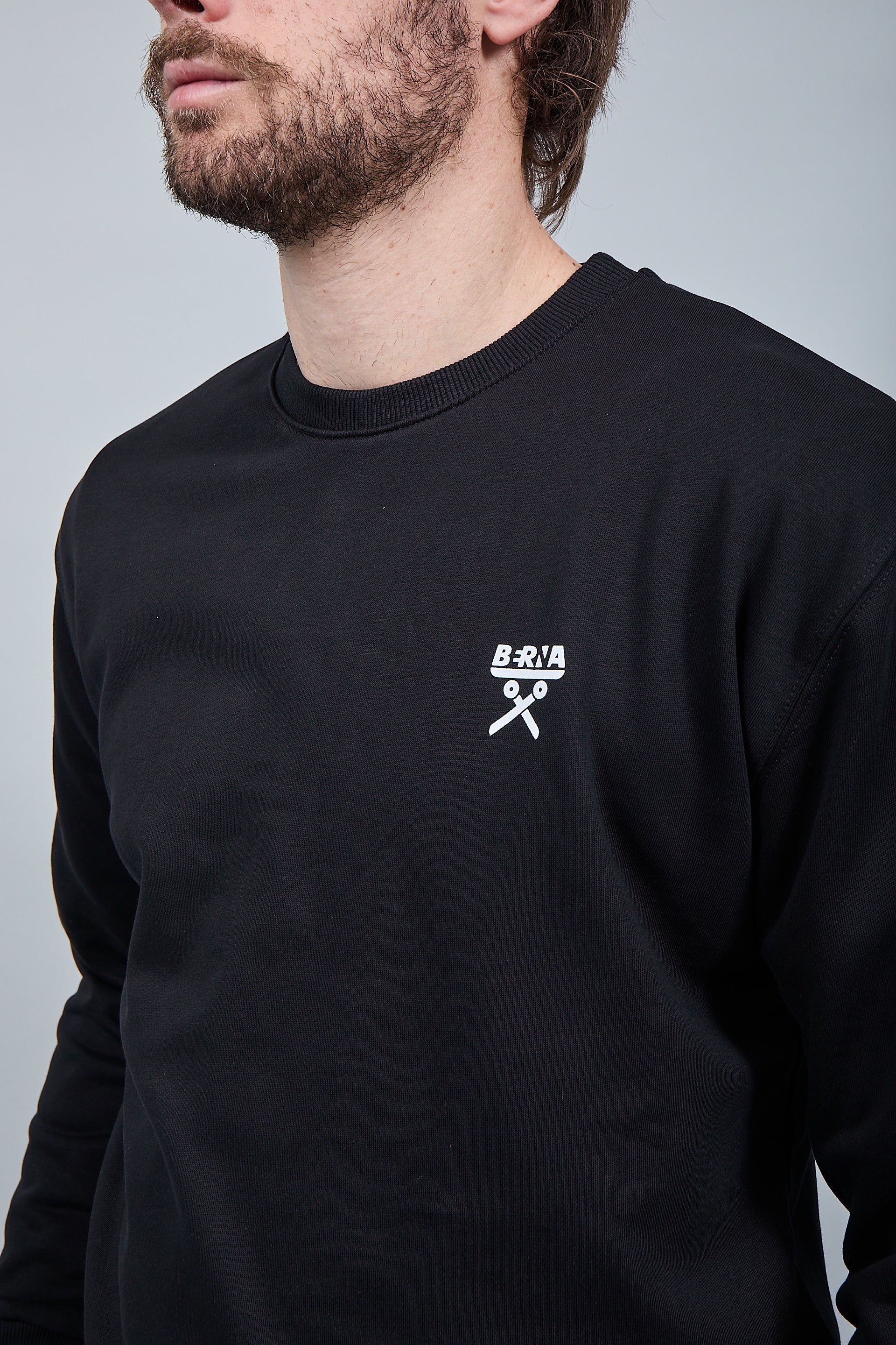 Felpa Berna Girocollo Nera 53