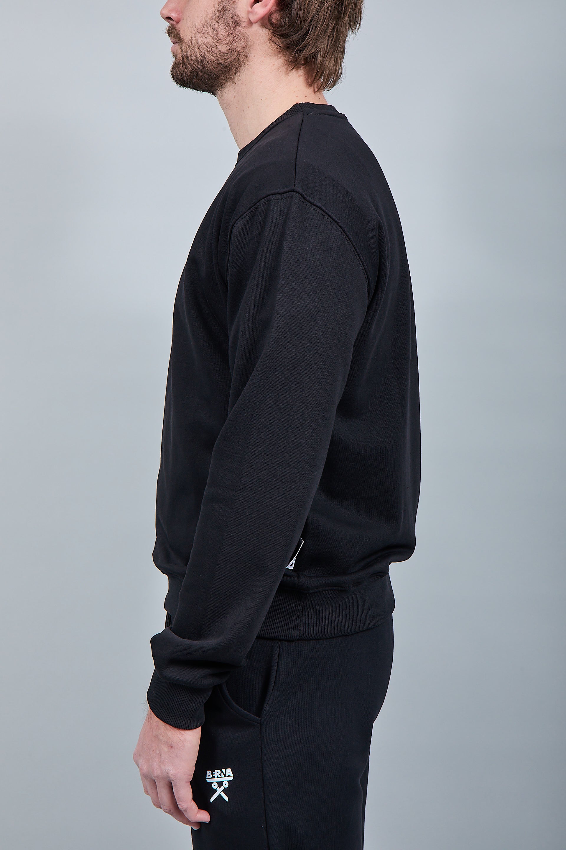 Felpa Berna Girocollo Nera 53