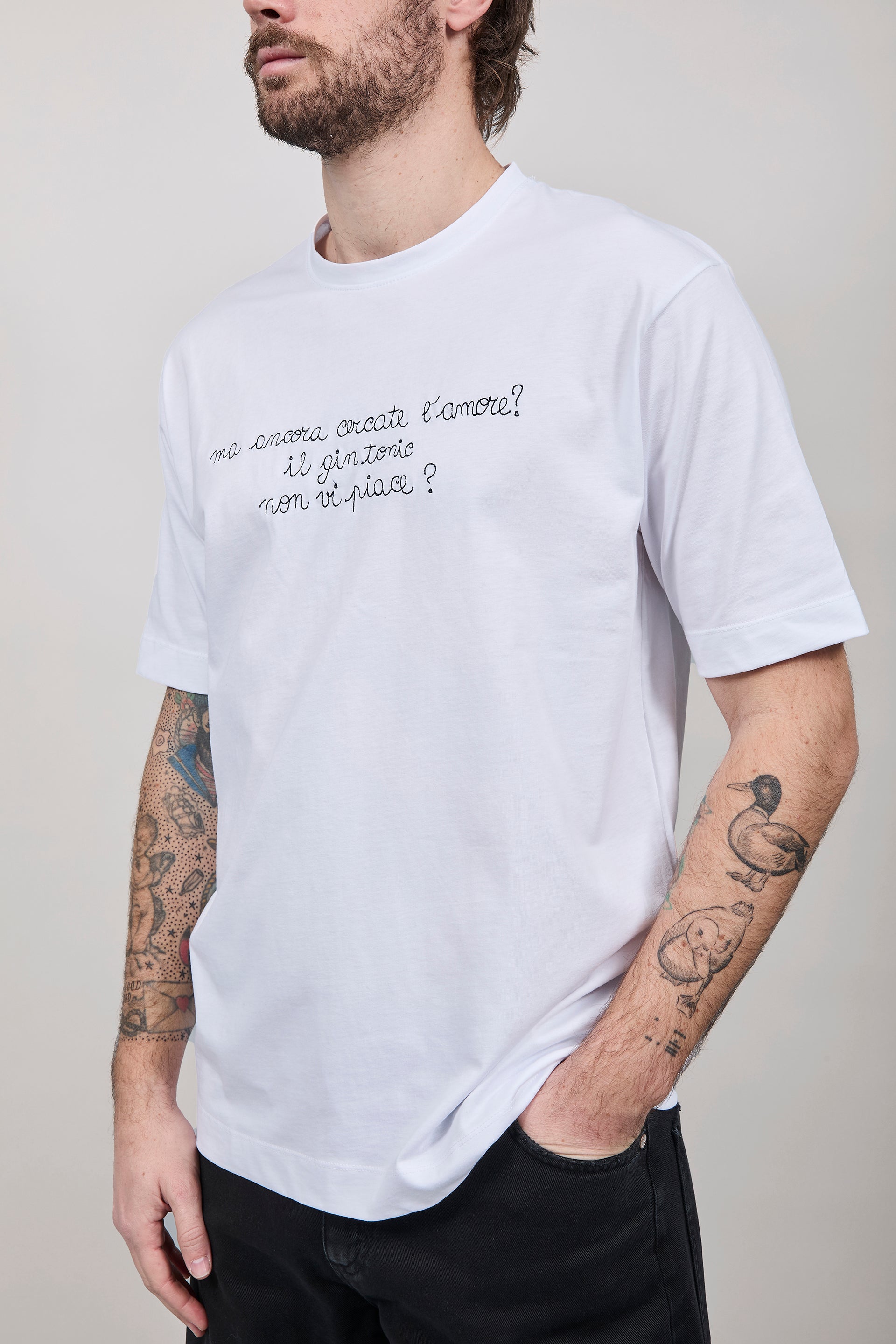 T-shirt Berna Ancora Bianca