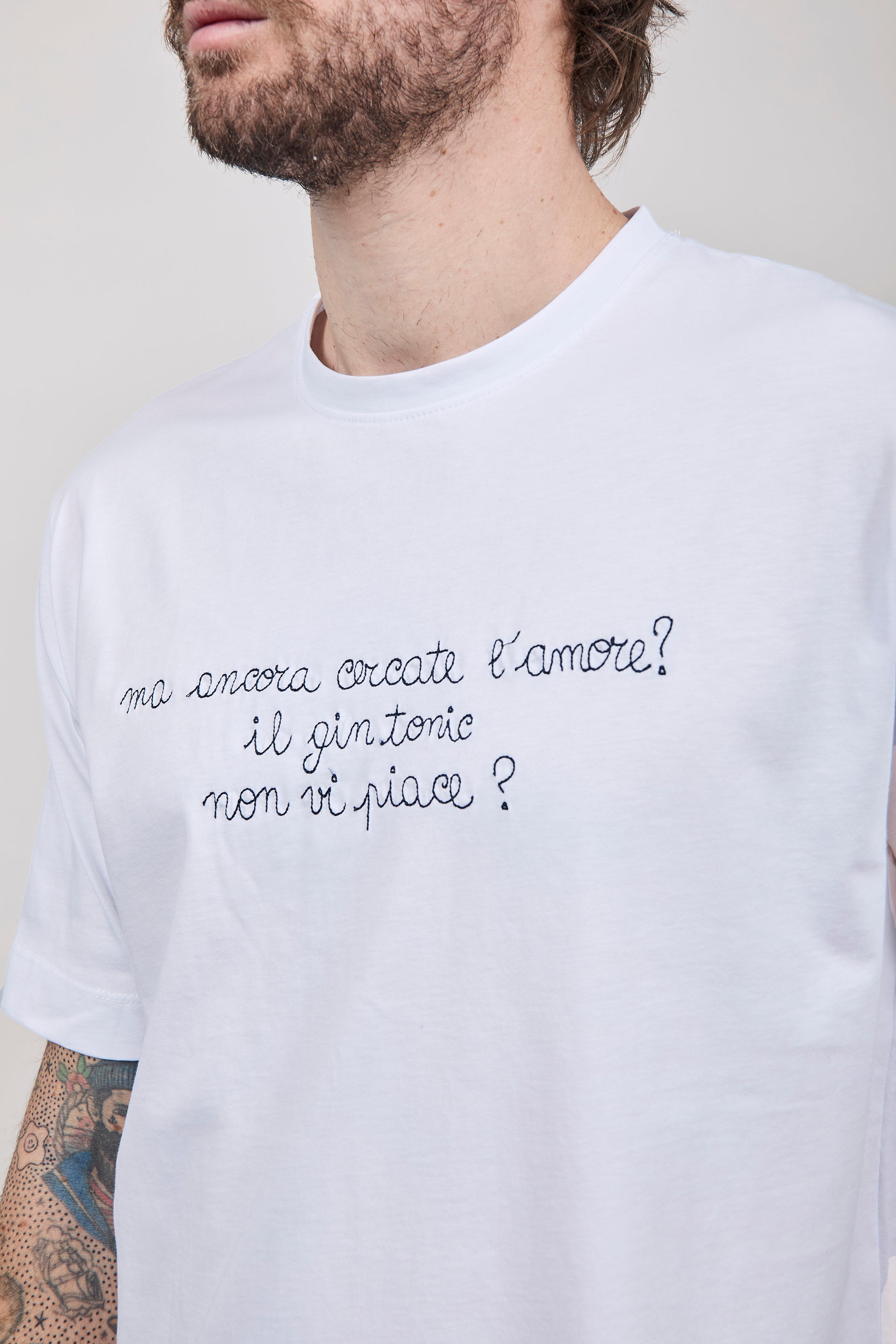T-shirt Berna Ancora Bianca