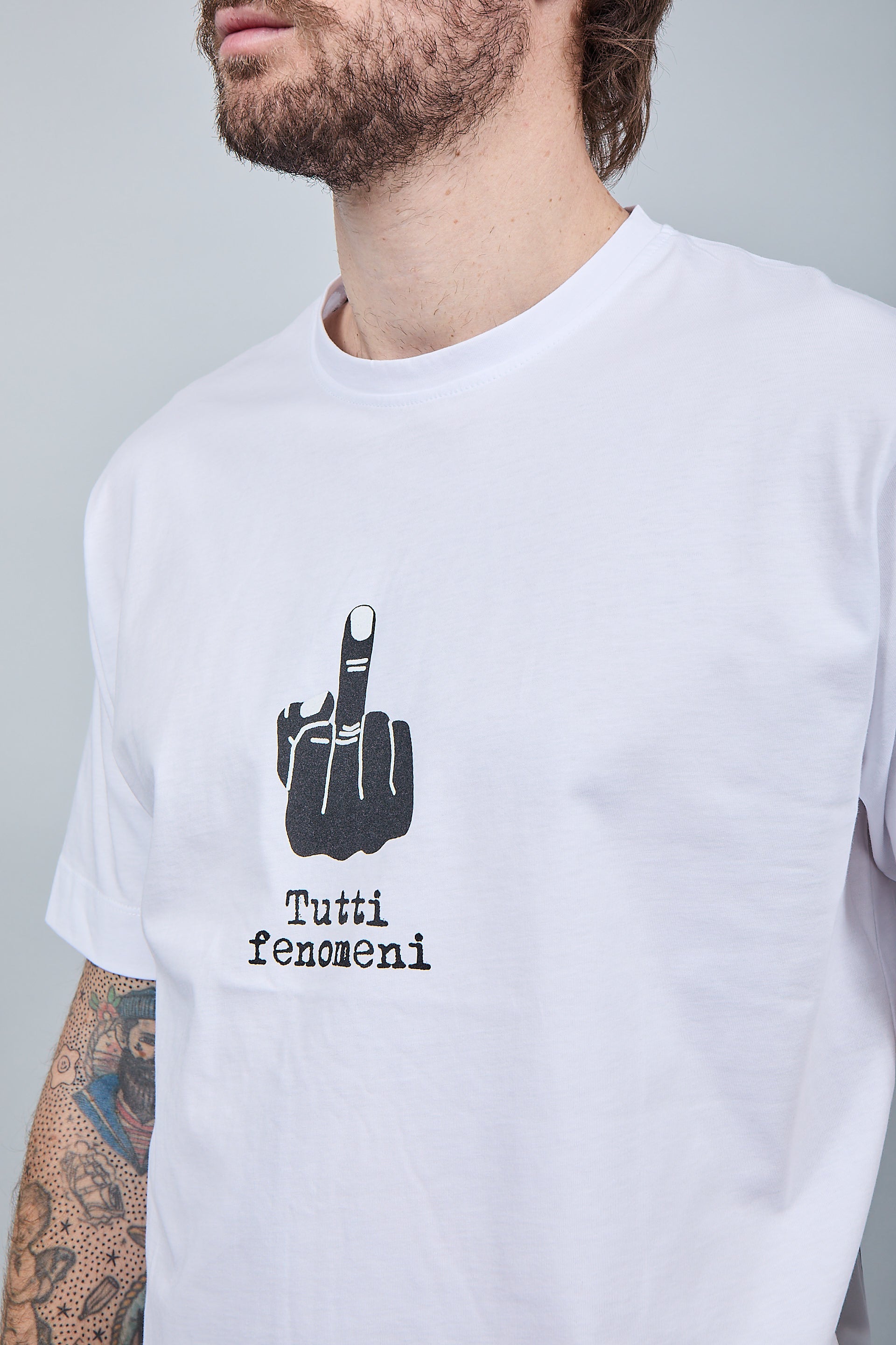 T-shirt Berna Dito Medio Bianca