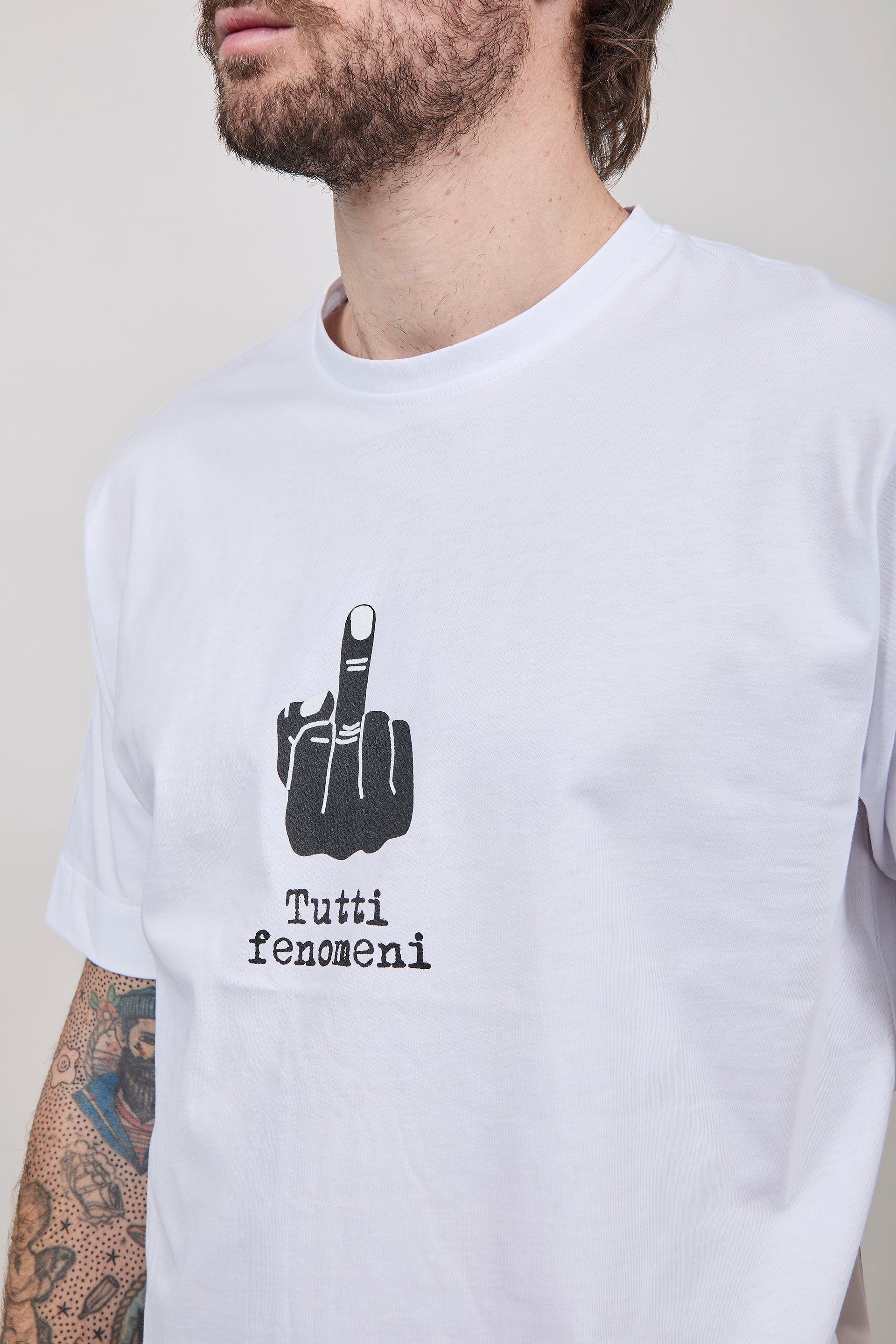 T-shirt Berna Dito Medio Bianca