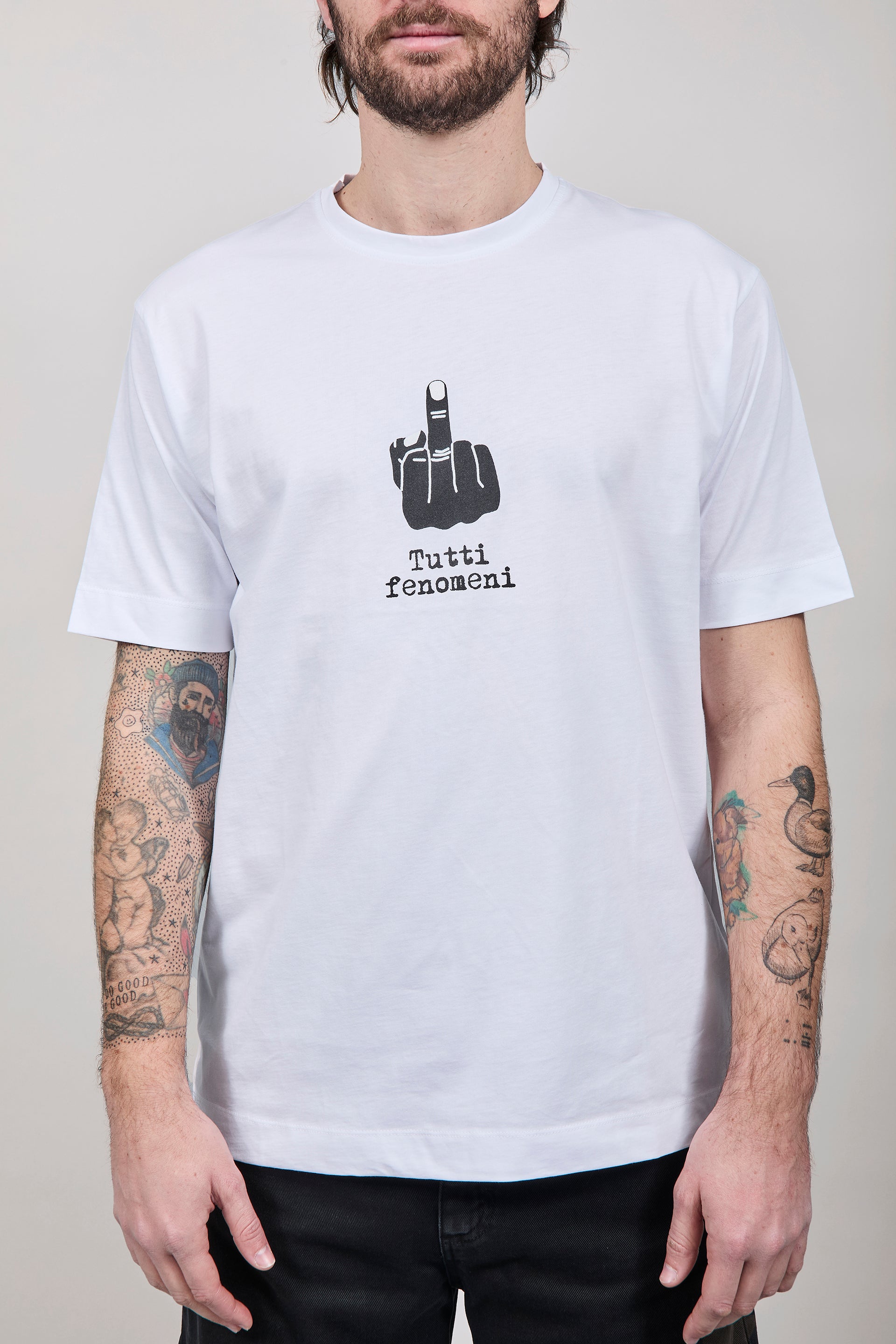 T-shirt Berna Dito Medio Bianca