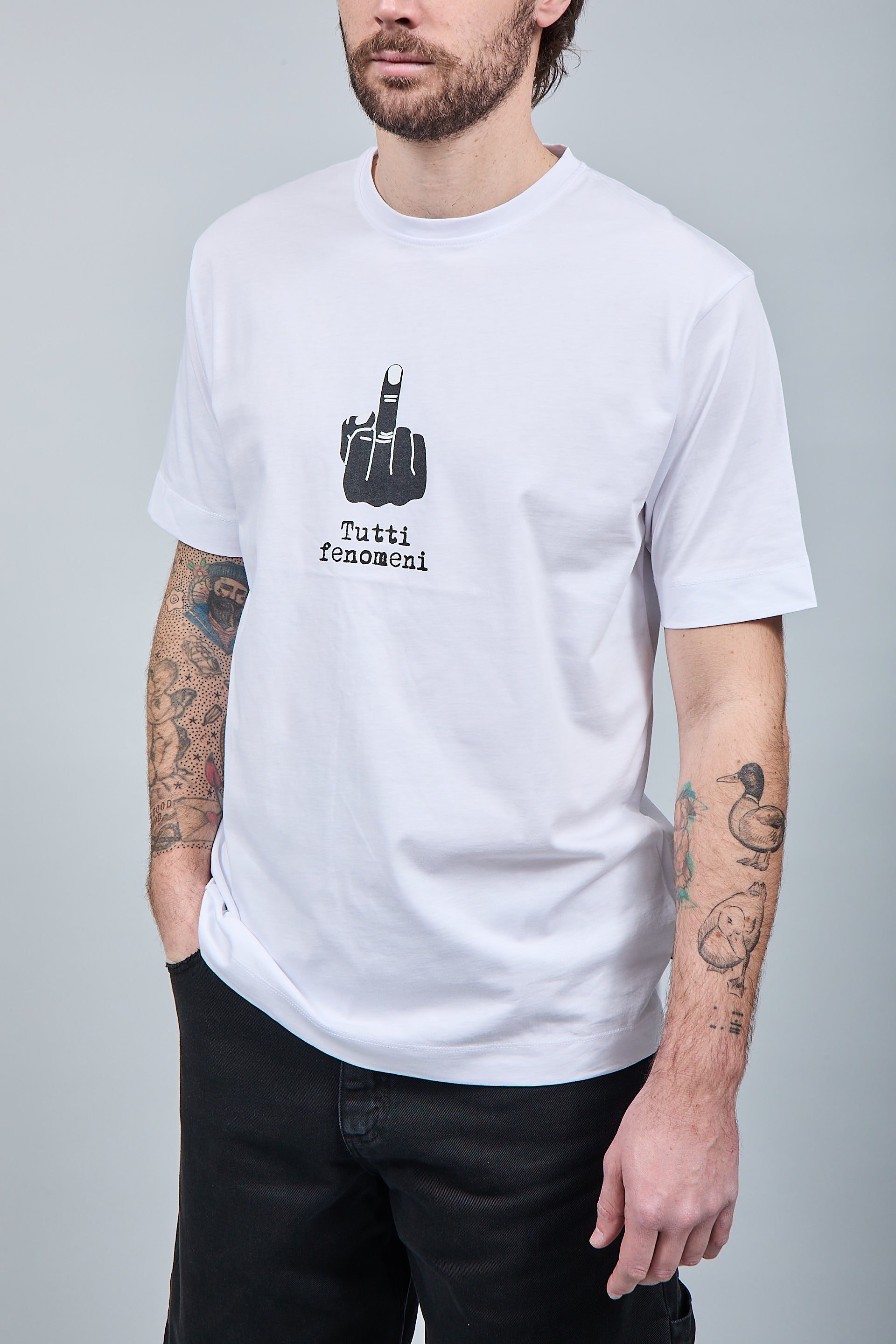 T-shirt Berna Dito Medio Bianca