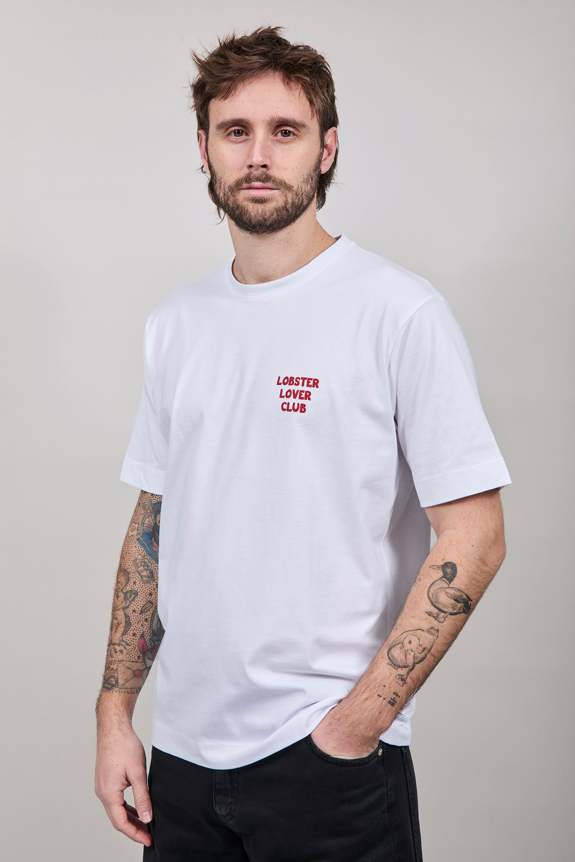 T-shirt Berna Lobster Bianca