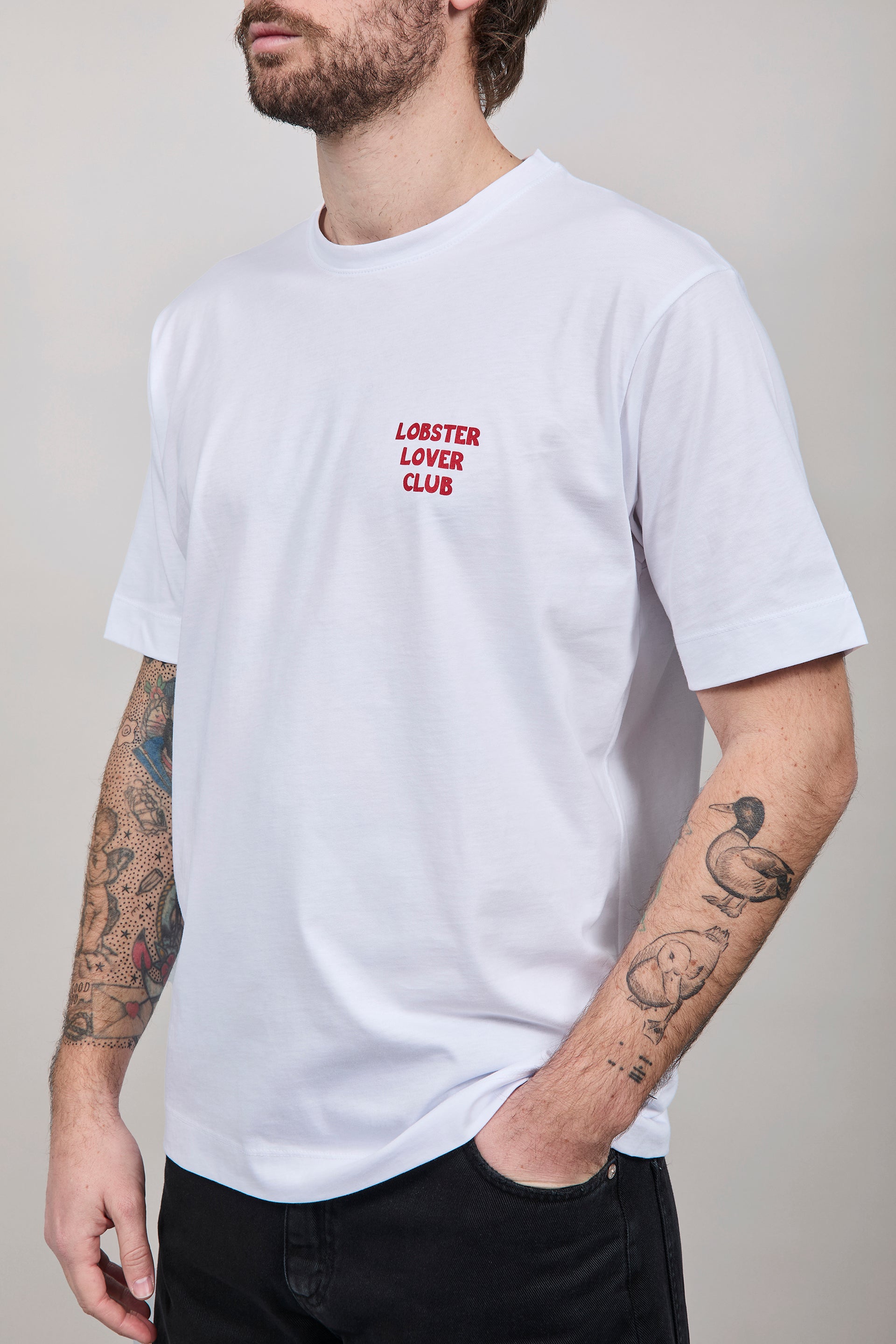 T-shirt Berna Lobster Bianca