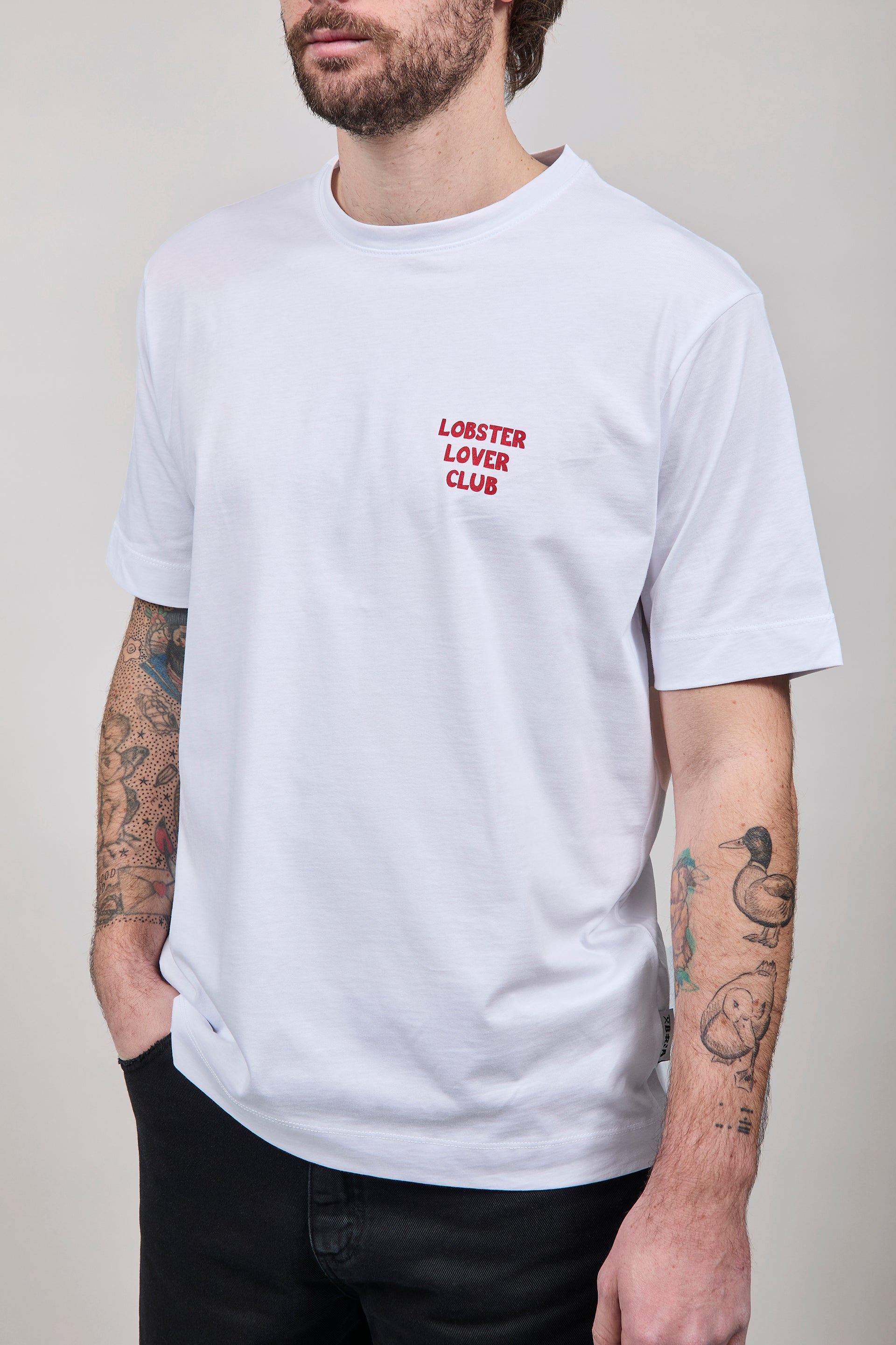 T-shirt Berna Lobster Bianca