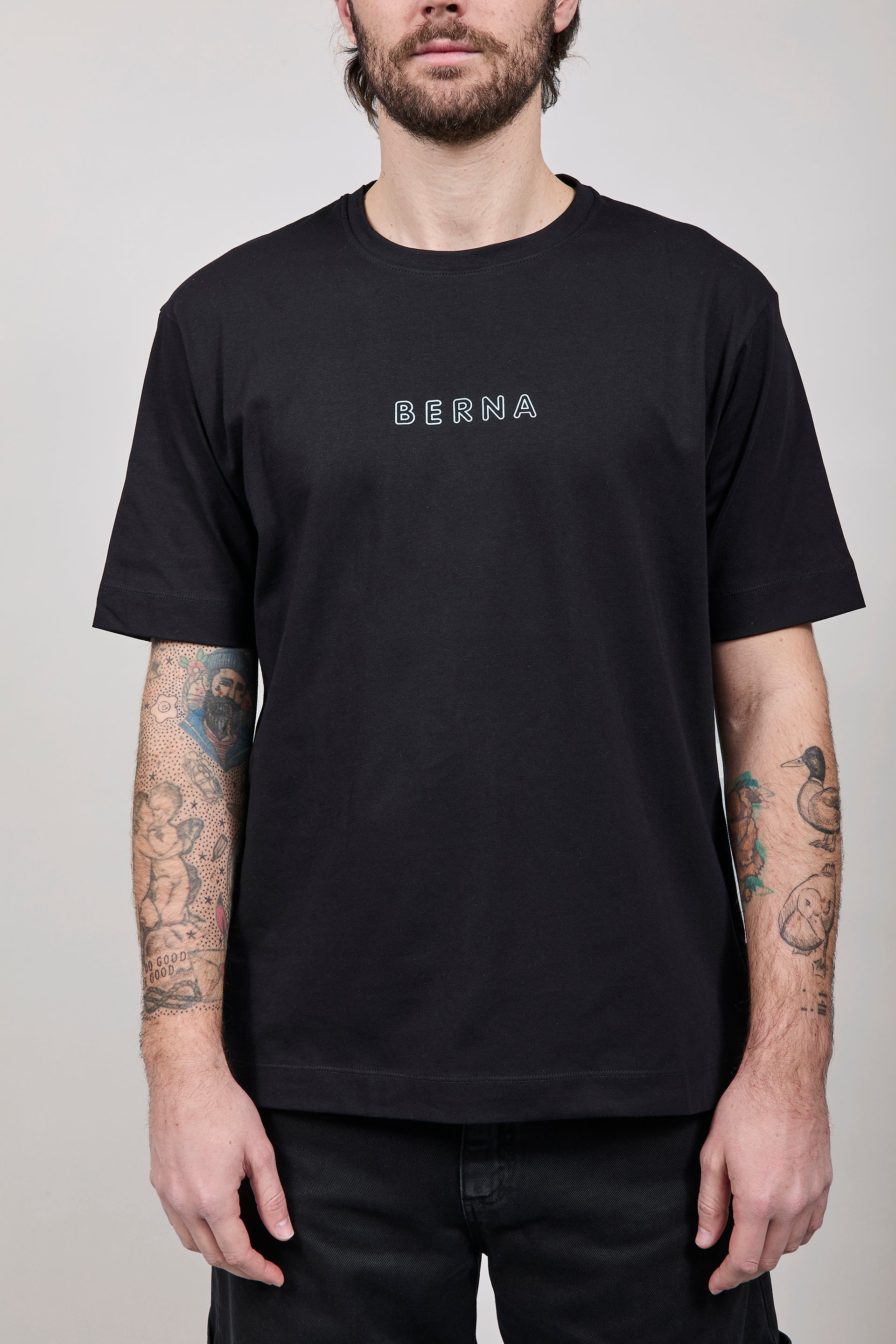 T-shirt Berna Aquila Azteca Nera
