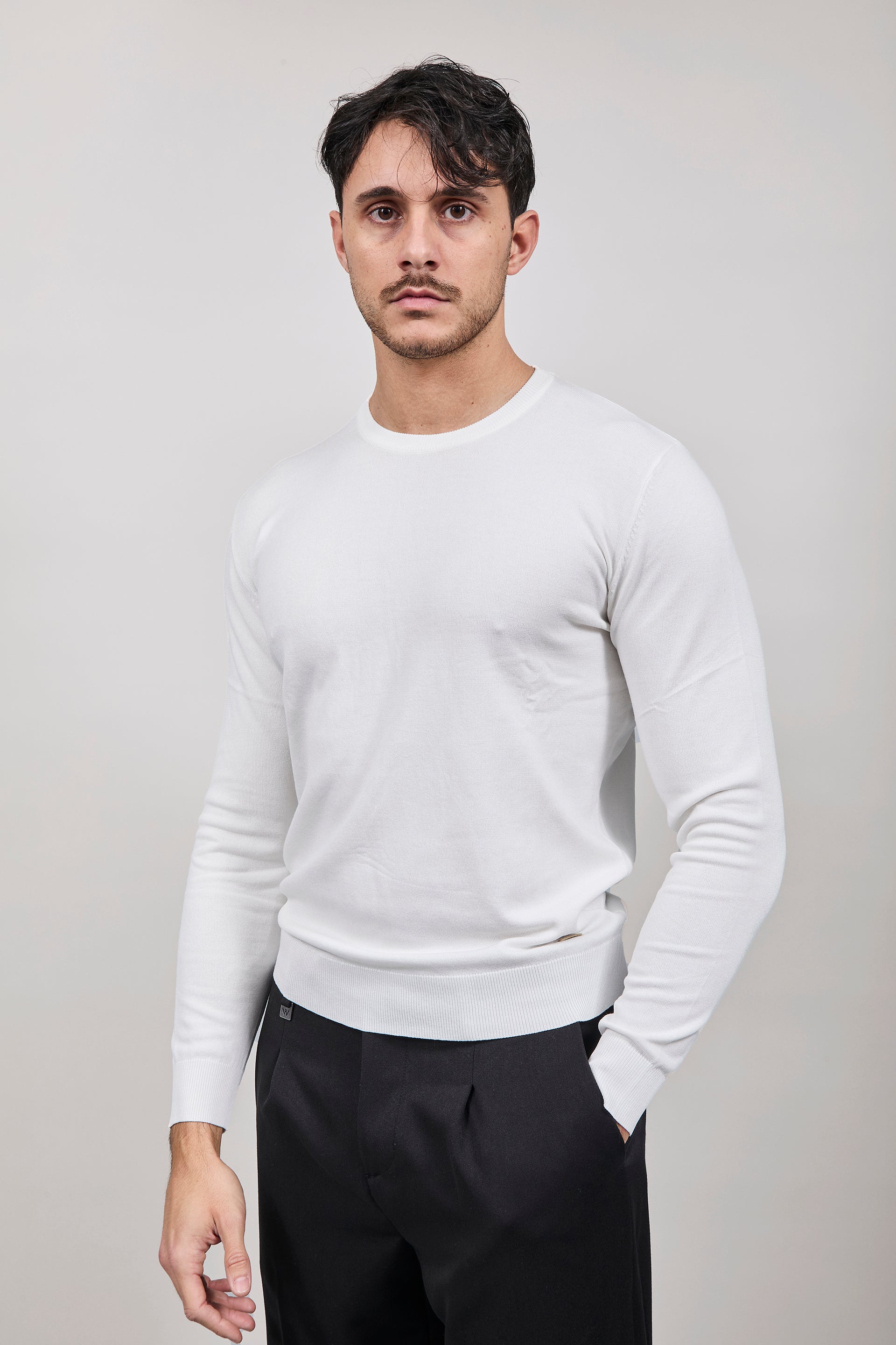 Maglioncino Gianni Lupo 512 Bianco