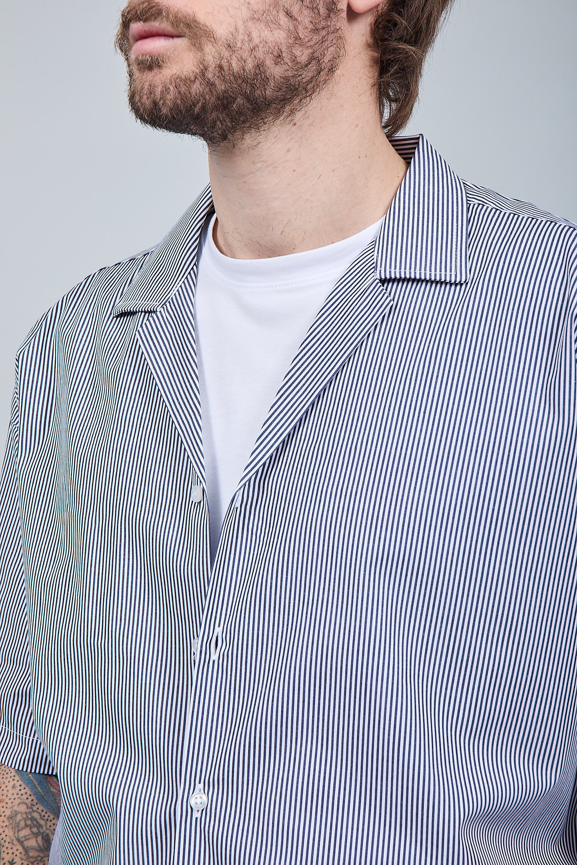 Camicia Over-D Boxy Fit Blu C62