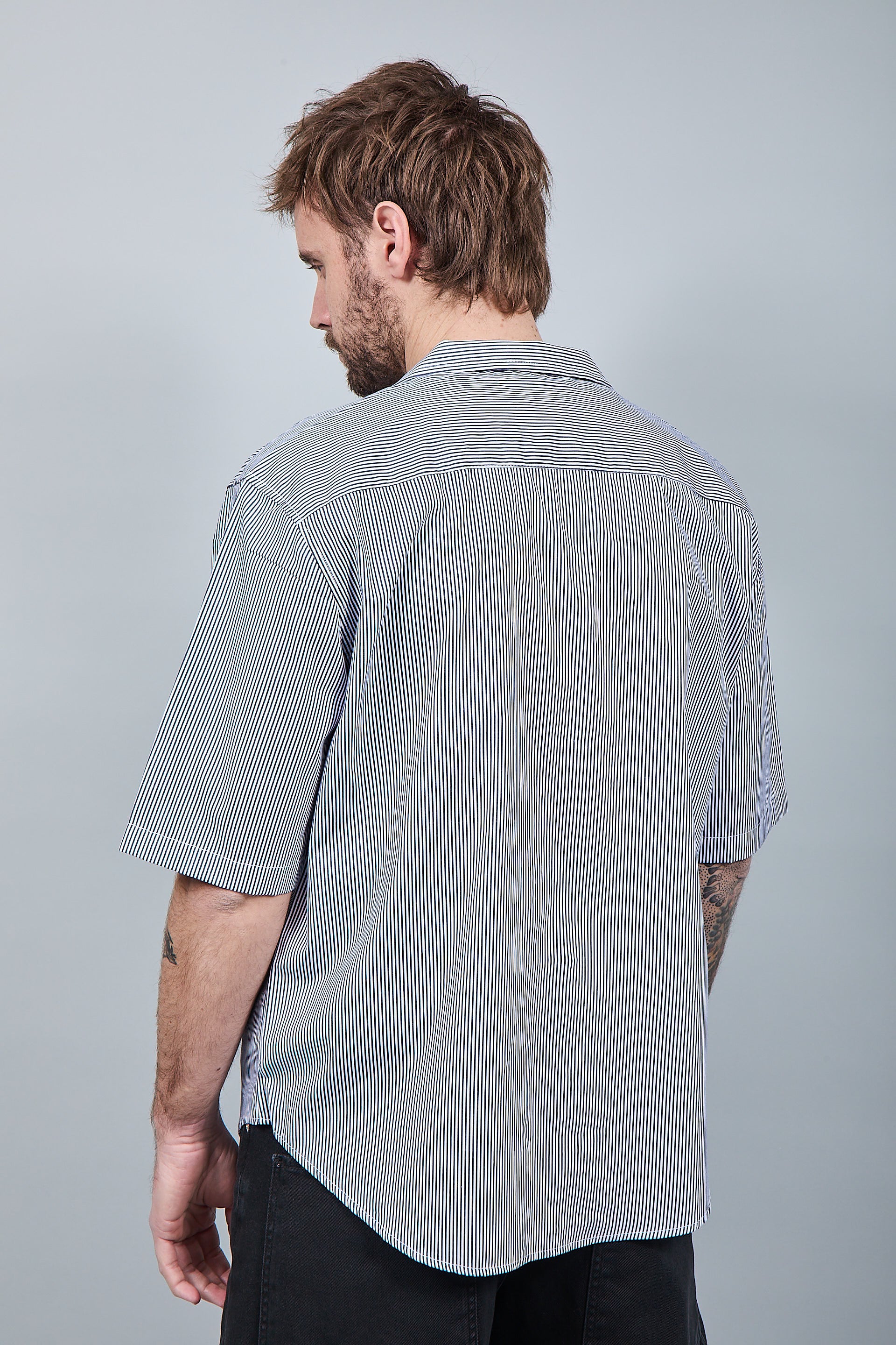 Camicia Over-D Boxy Fit Blu C62