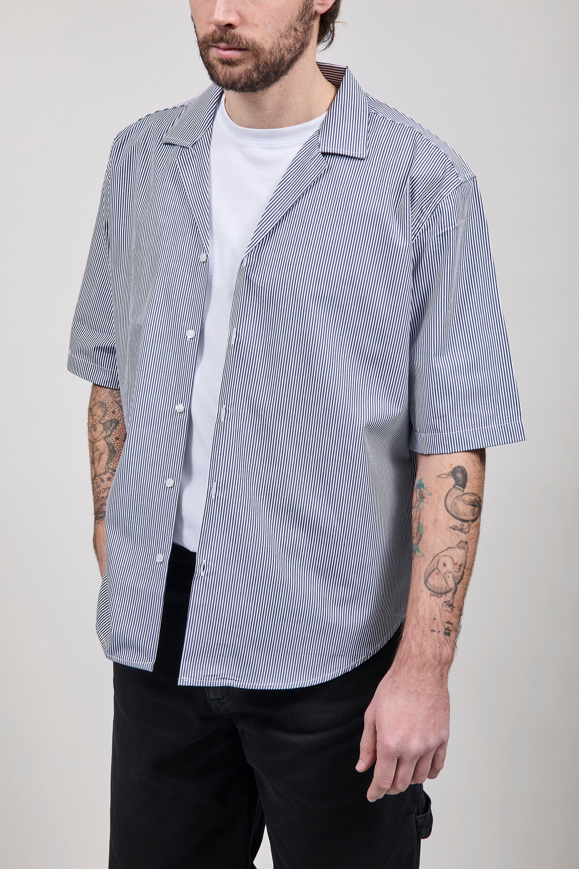 Camicia Over-D Boxy Fit Blu C62