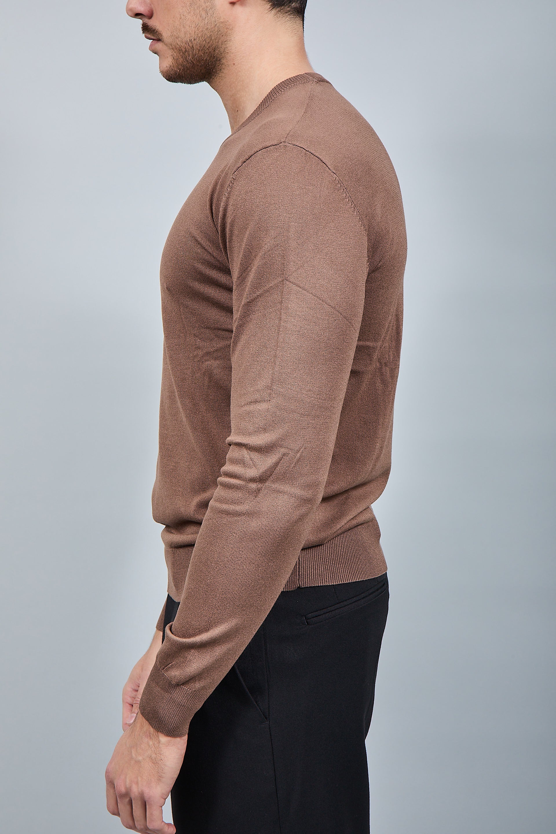 Maglioncino Gianni Lupo 512 Tabacco