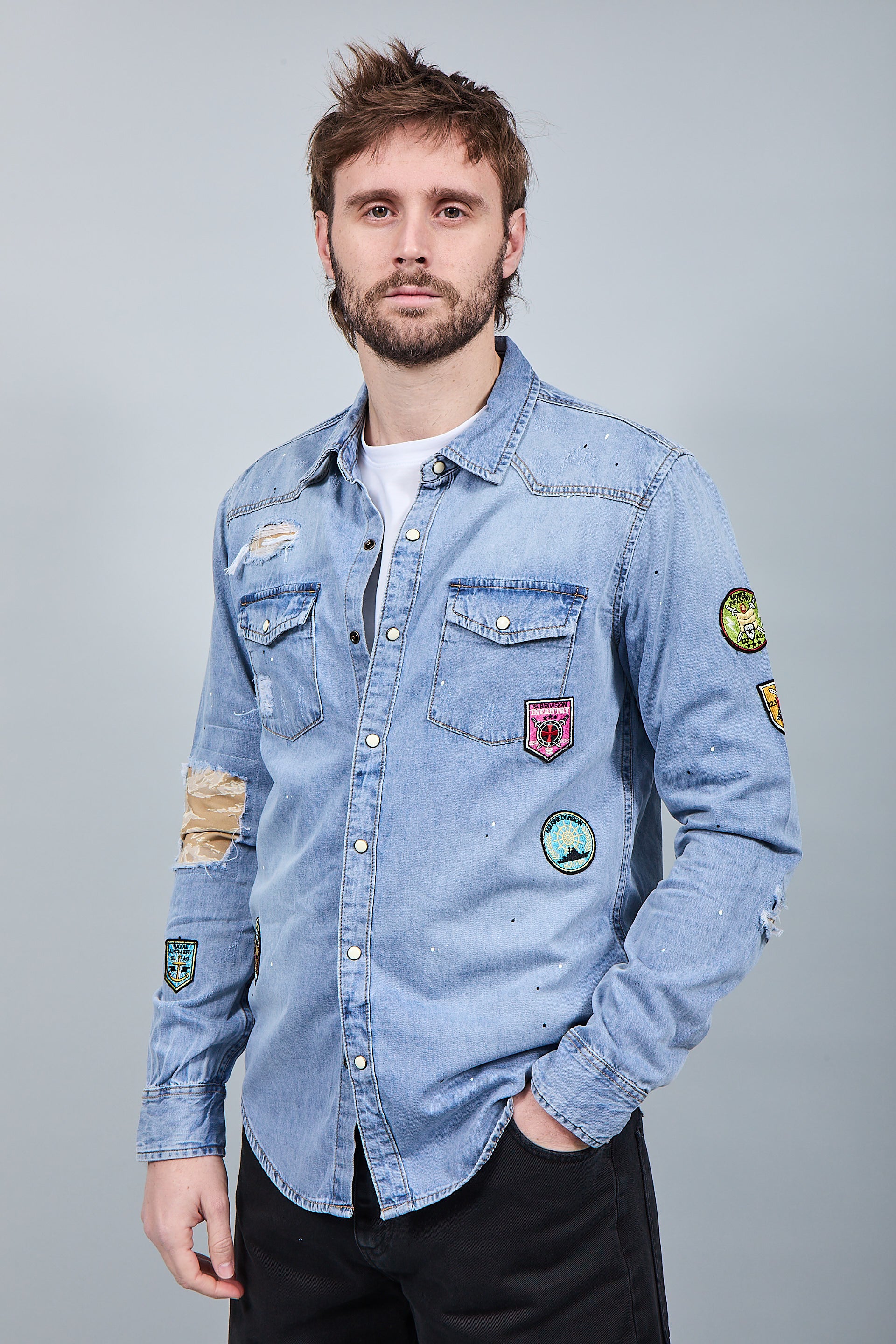 Camicia Jeans Gianni Lupo 6519