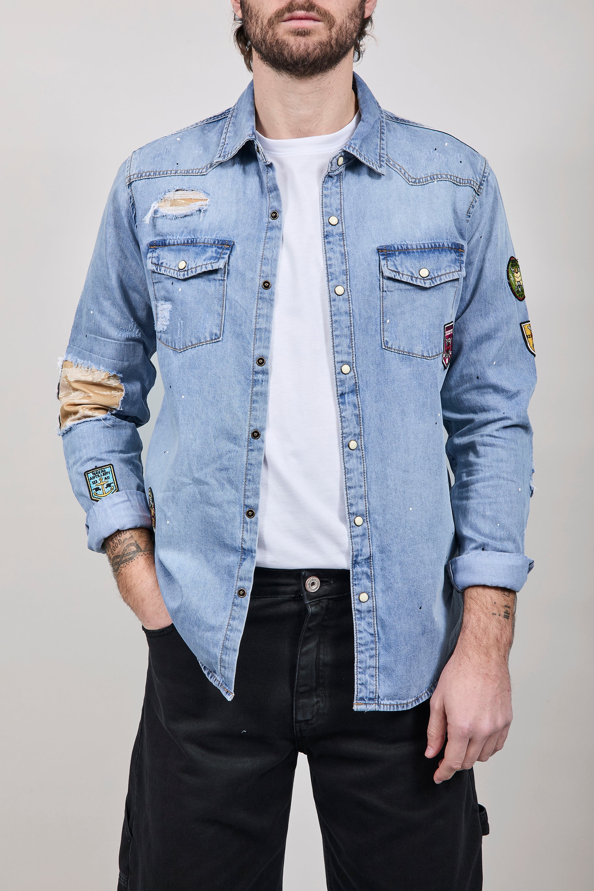 Camicia Jeans Gianni Lupo 6519