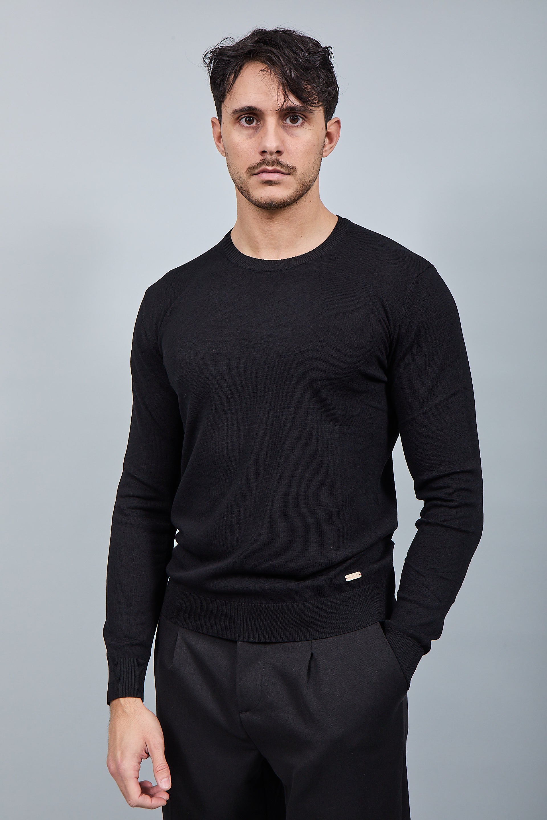 Maglioncino Gianni Lupo 512 Nero