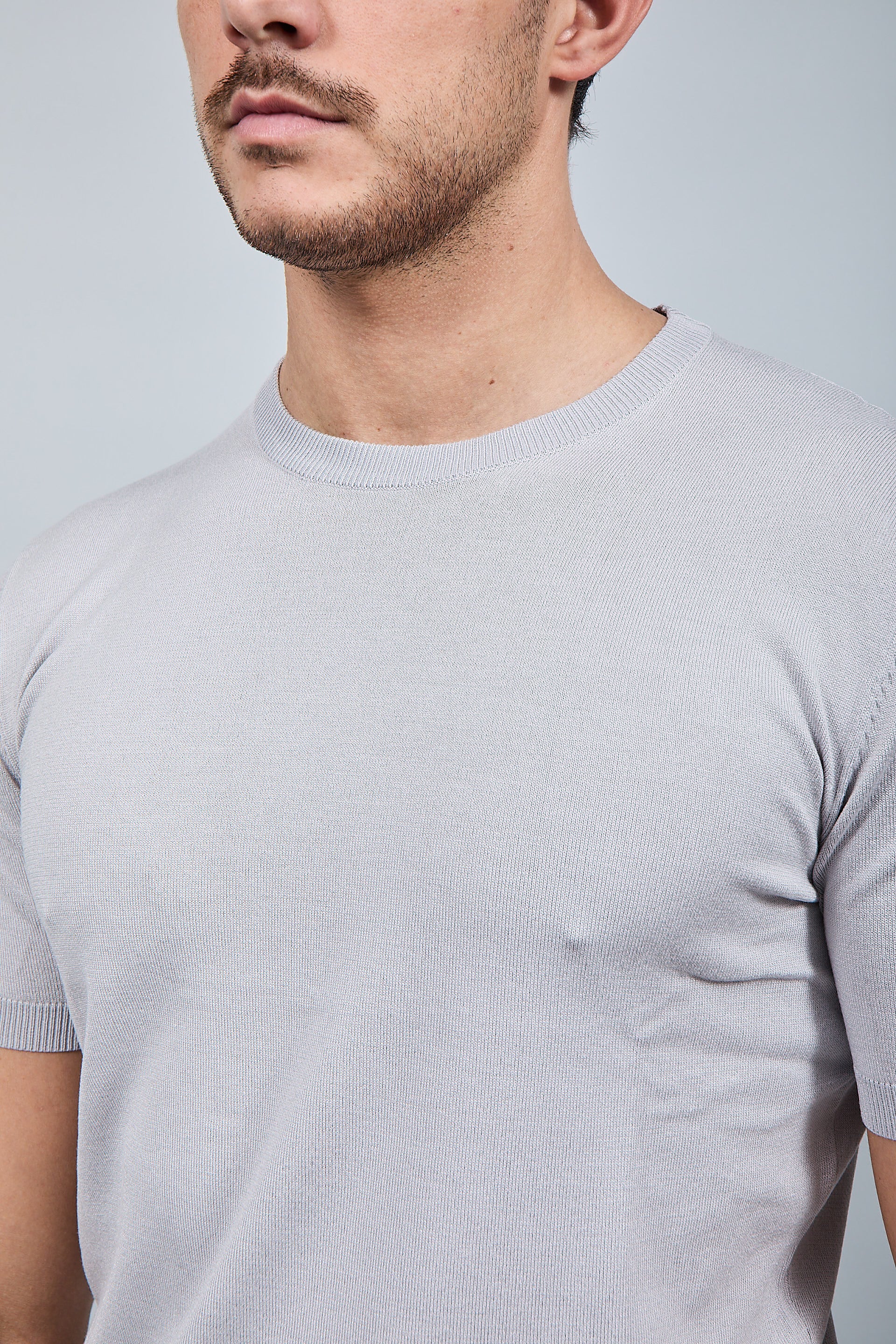 T-shirt maglia Gianni Lupo 510 Grigio