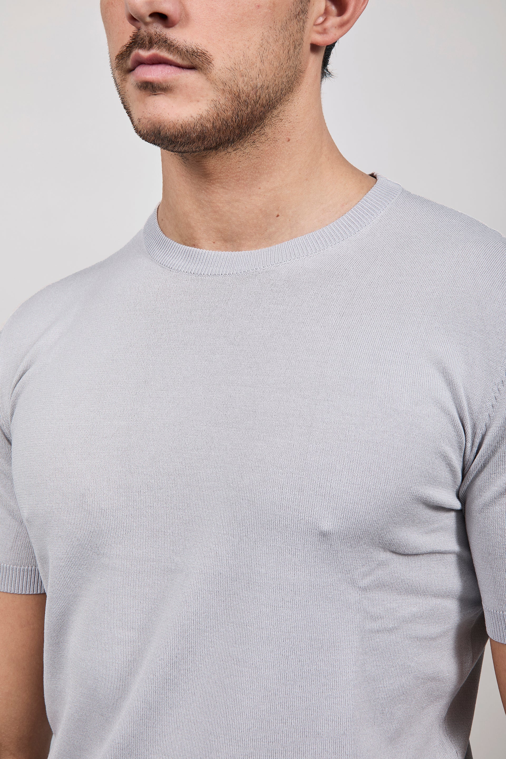 T-shirt maglia Gianni Lupo 510 Grigio