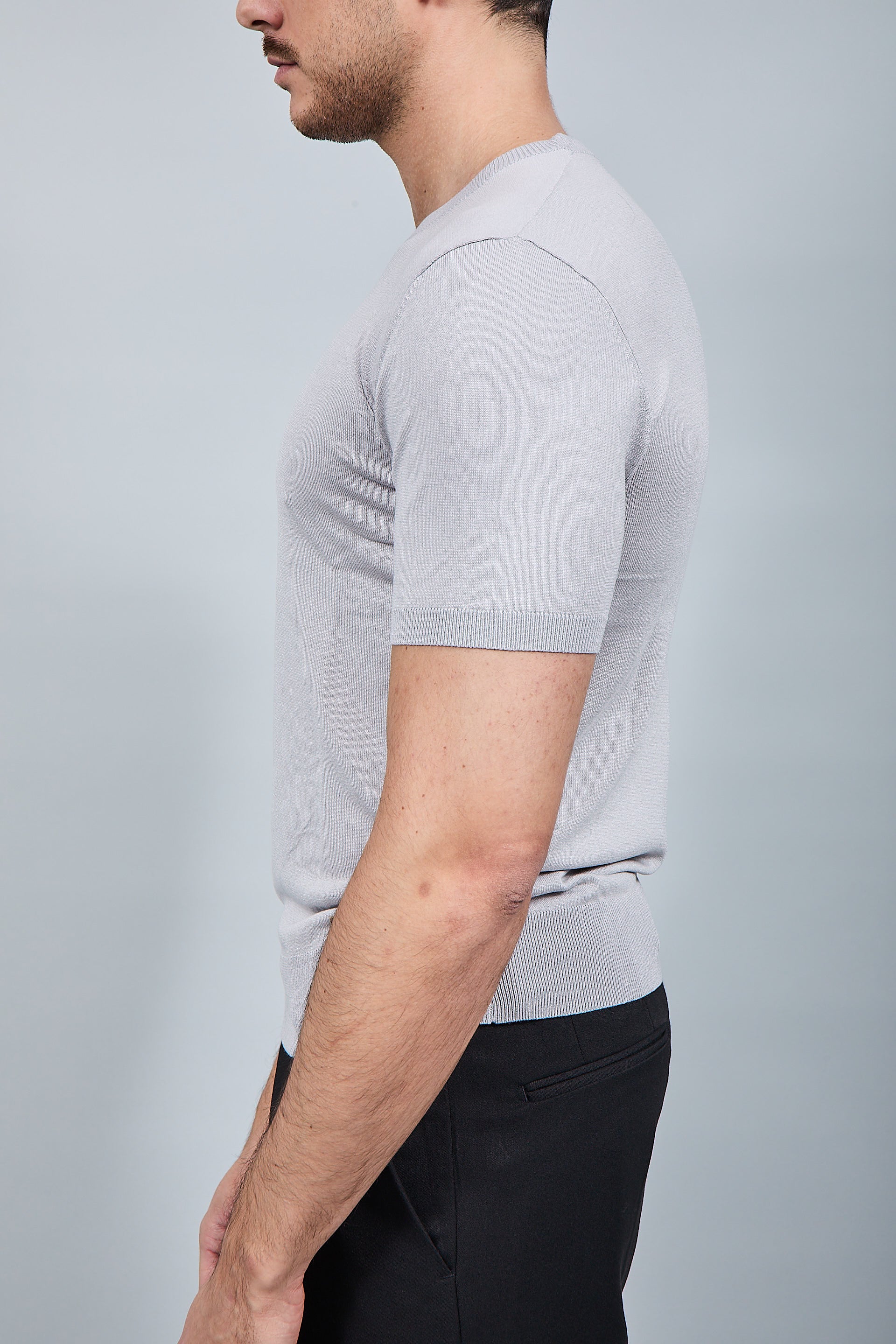 T-shirt maglia Gianni Lupo 510 Grigio