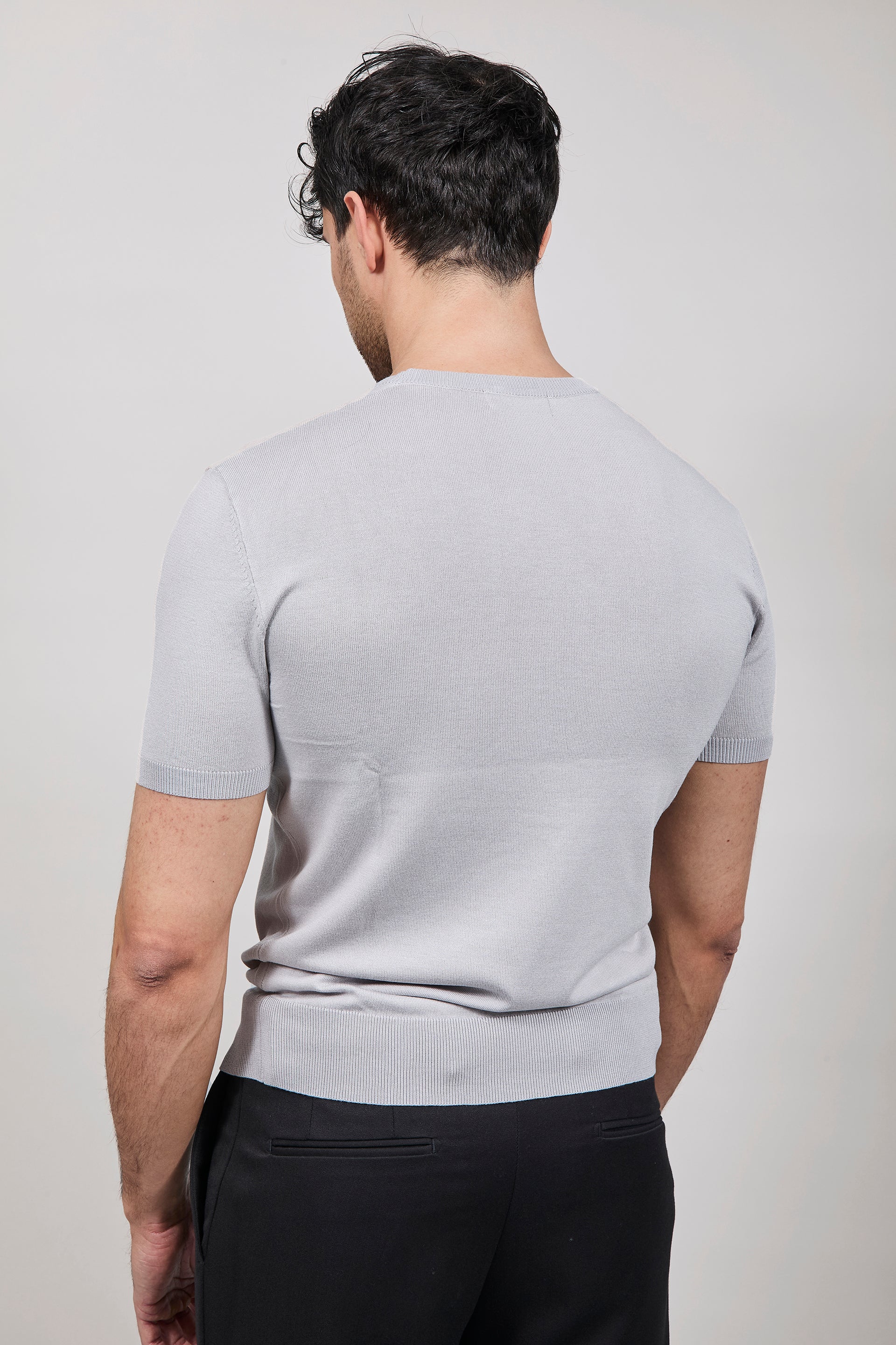 T-shirt maglia Gianni Lupo 510 Grigio