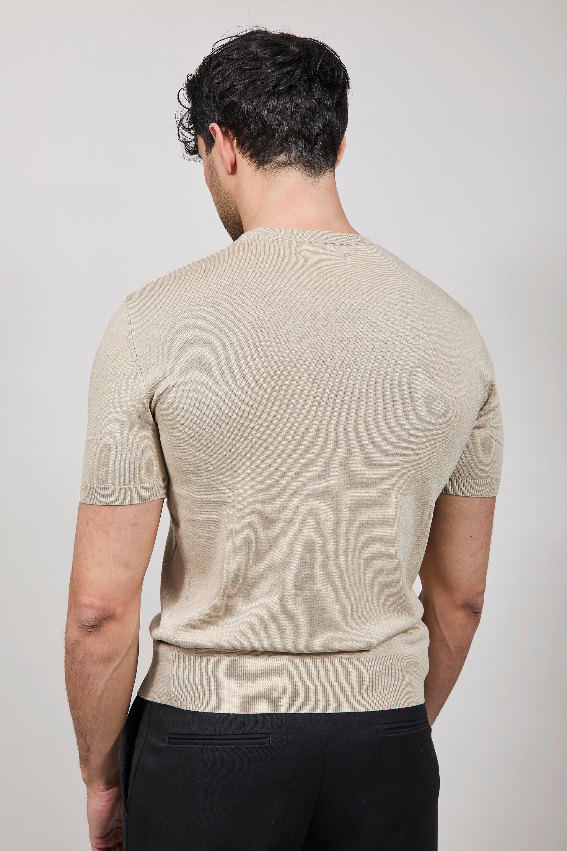 T-shirt maglia Gianni Lupo 510 Beige